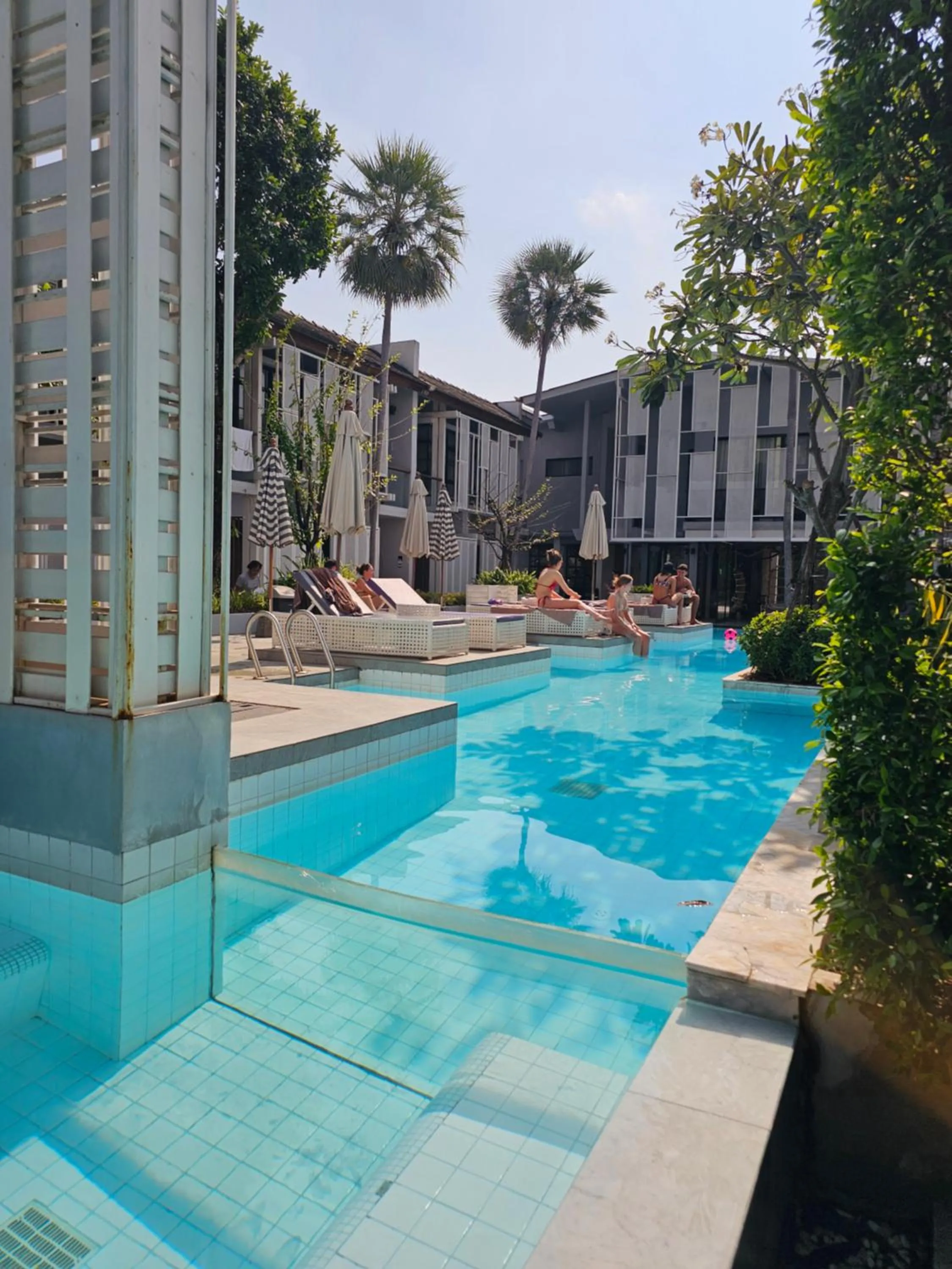 Pool view in Treevana Club Chiangmai