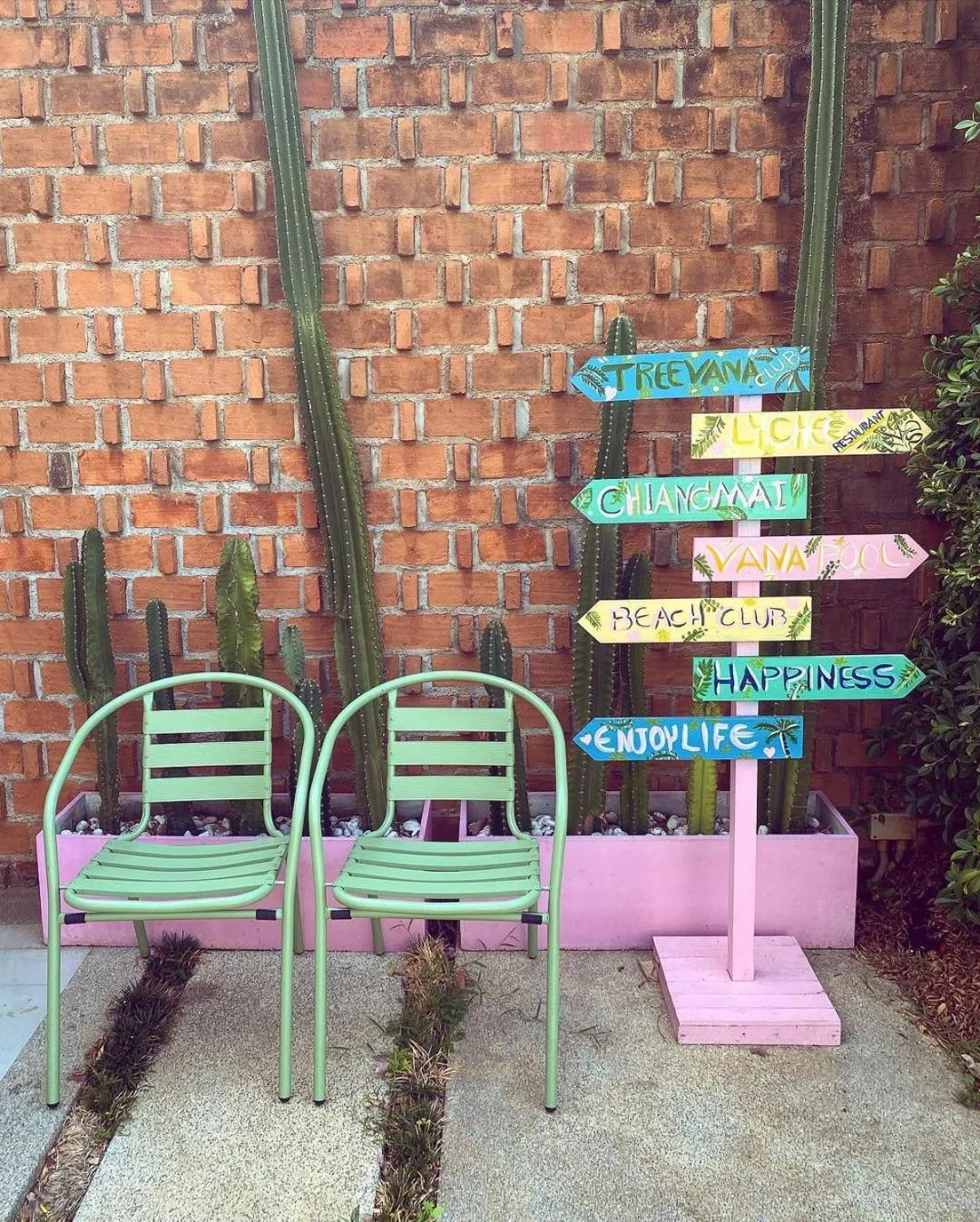 Garden in Treevana Club Chiangmai