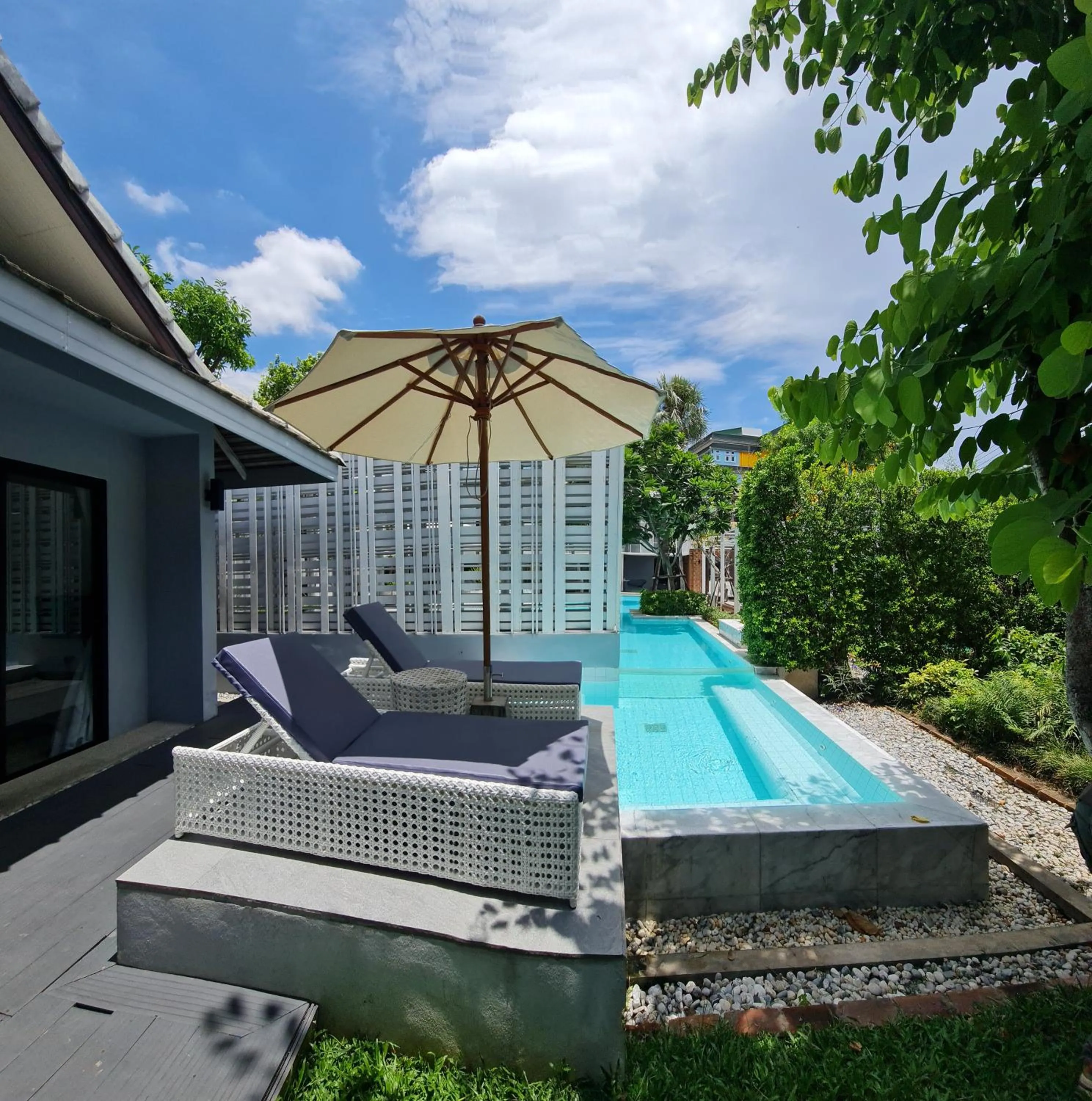 Pool view in Treevana Club Chiangmai