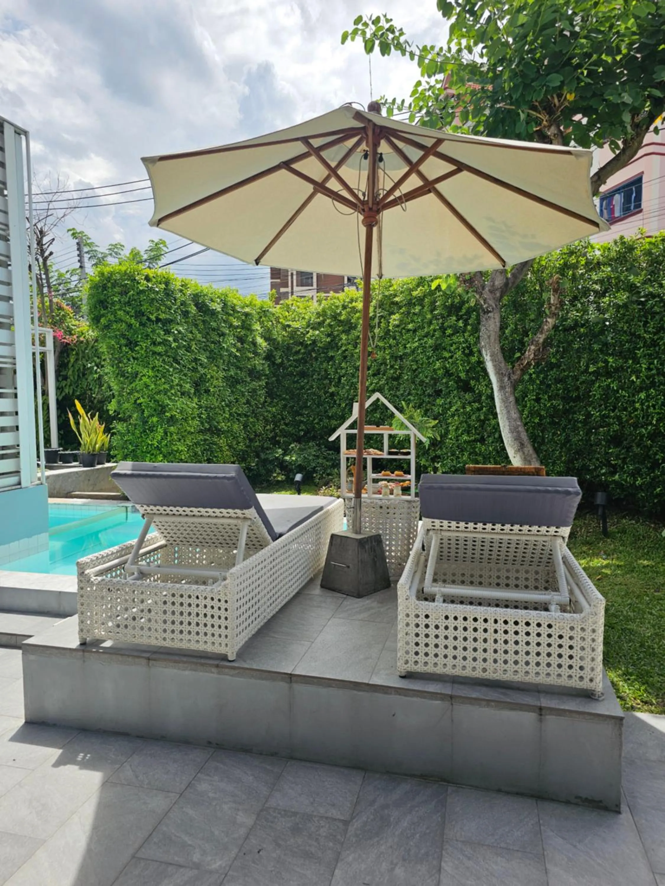 Pool view in Treevana Club Chiangmai