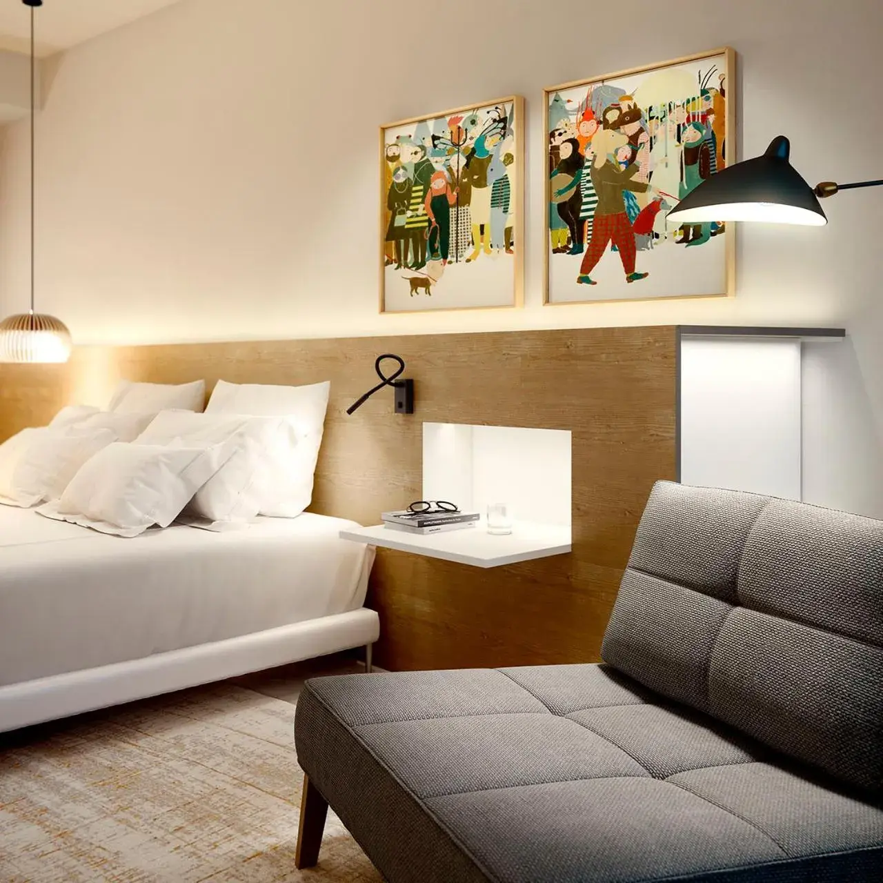 Twin Room - single occupancy in Hotel Bide Bide Tolosa Twin Room - single occupancy in Hotel Bide Bide Tolosa