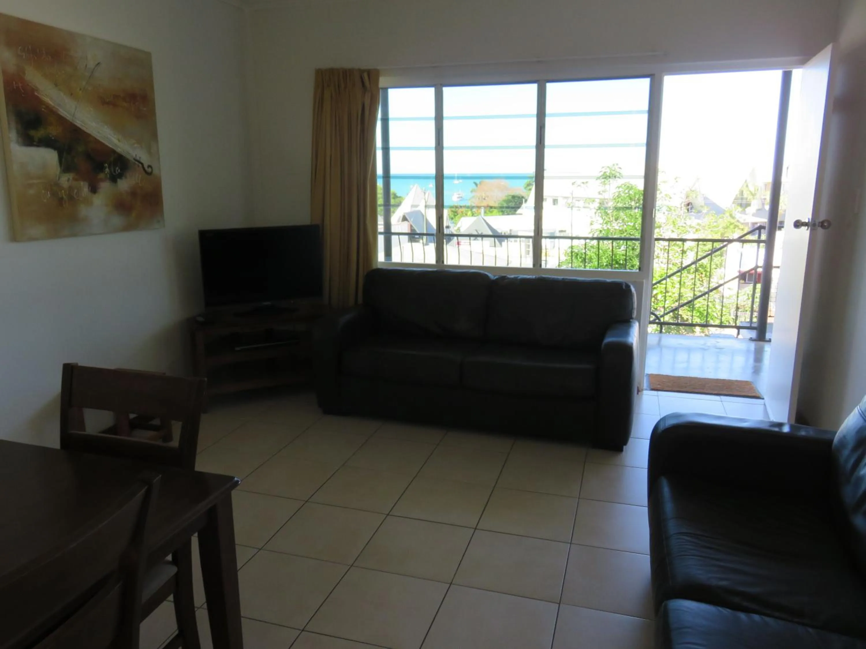 Living room in Airlie Beach Apartments