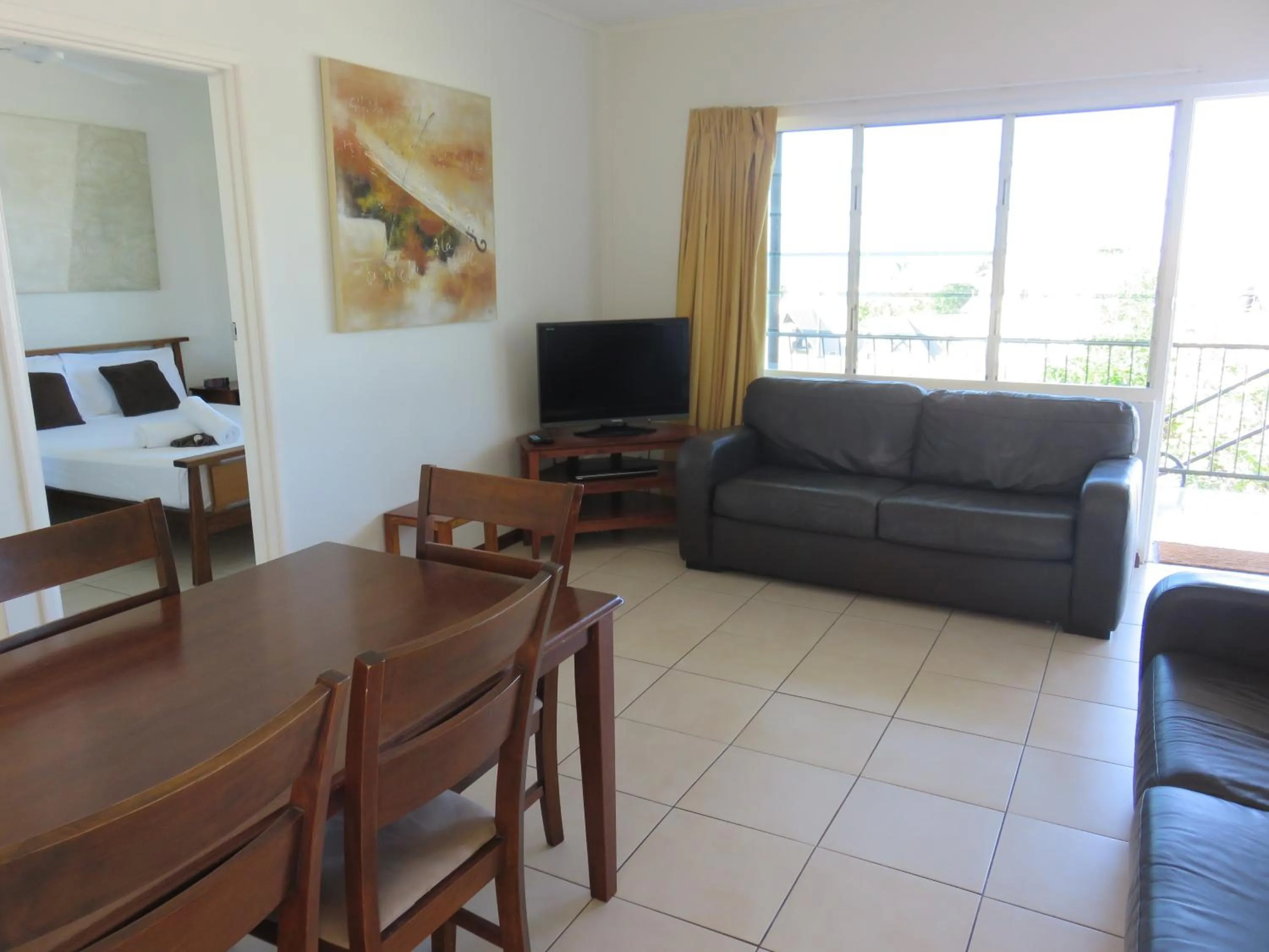 Living room in Airlie Beach Apartments