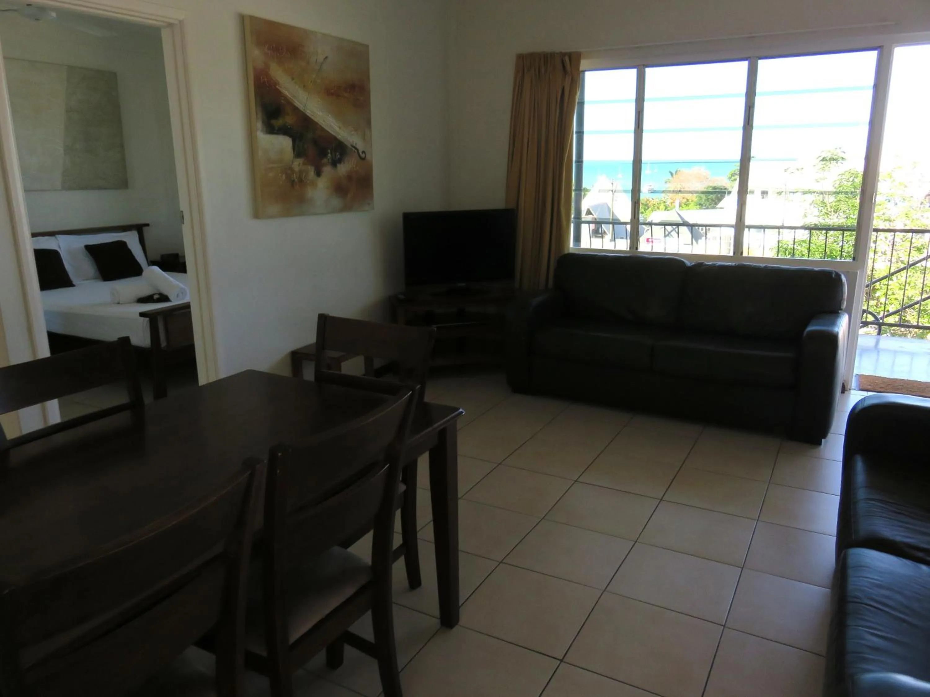 Living room in Airlie Beach Apartments