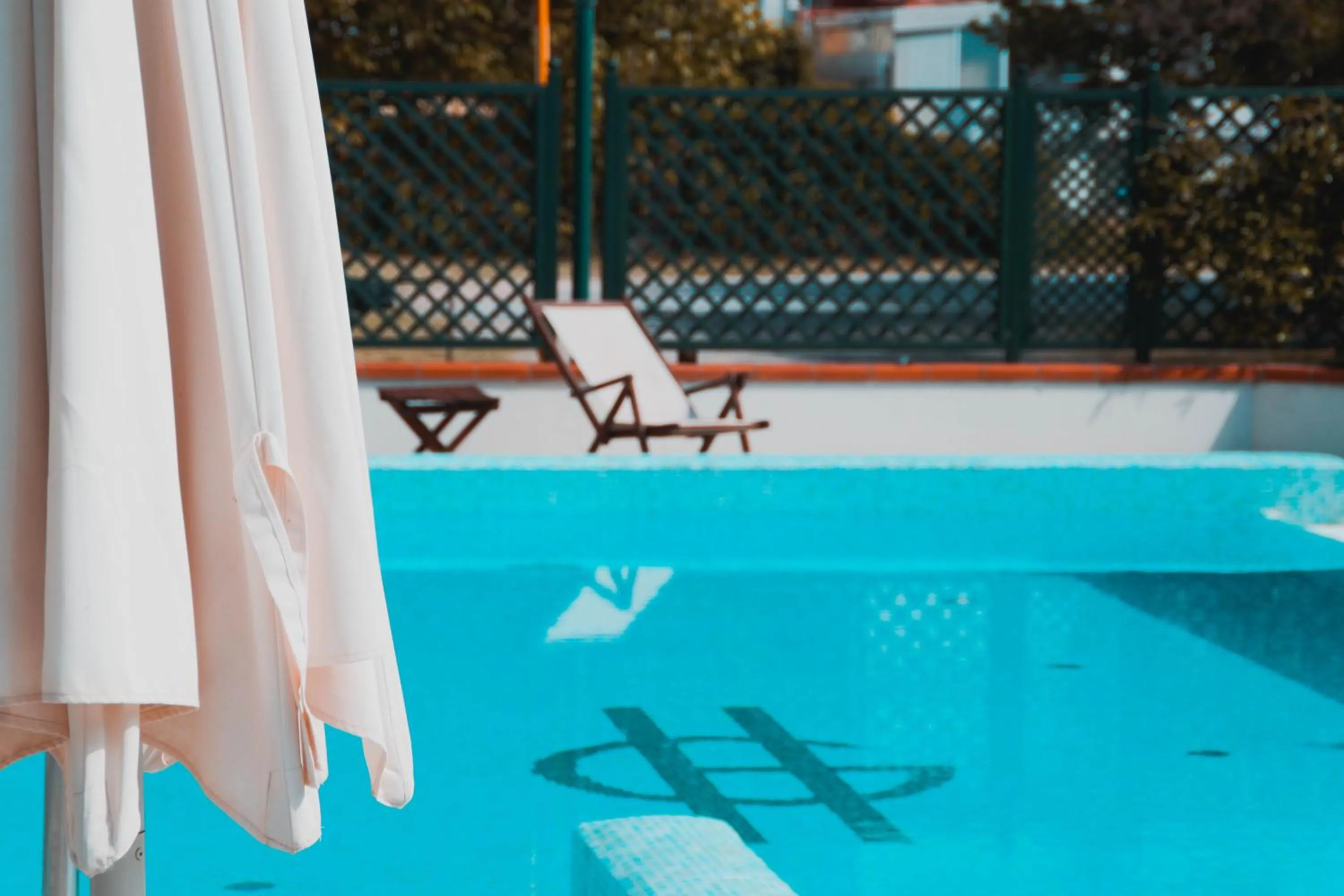 Pool view in Hotel Gaby