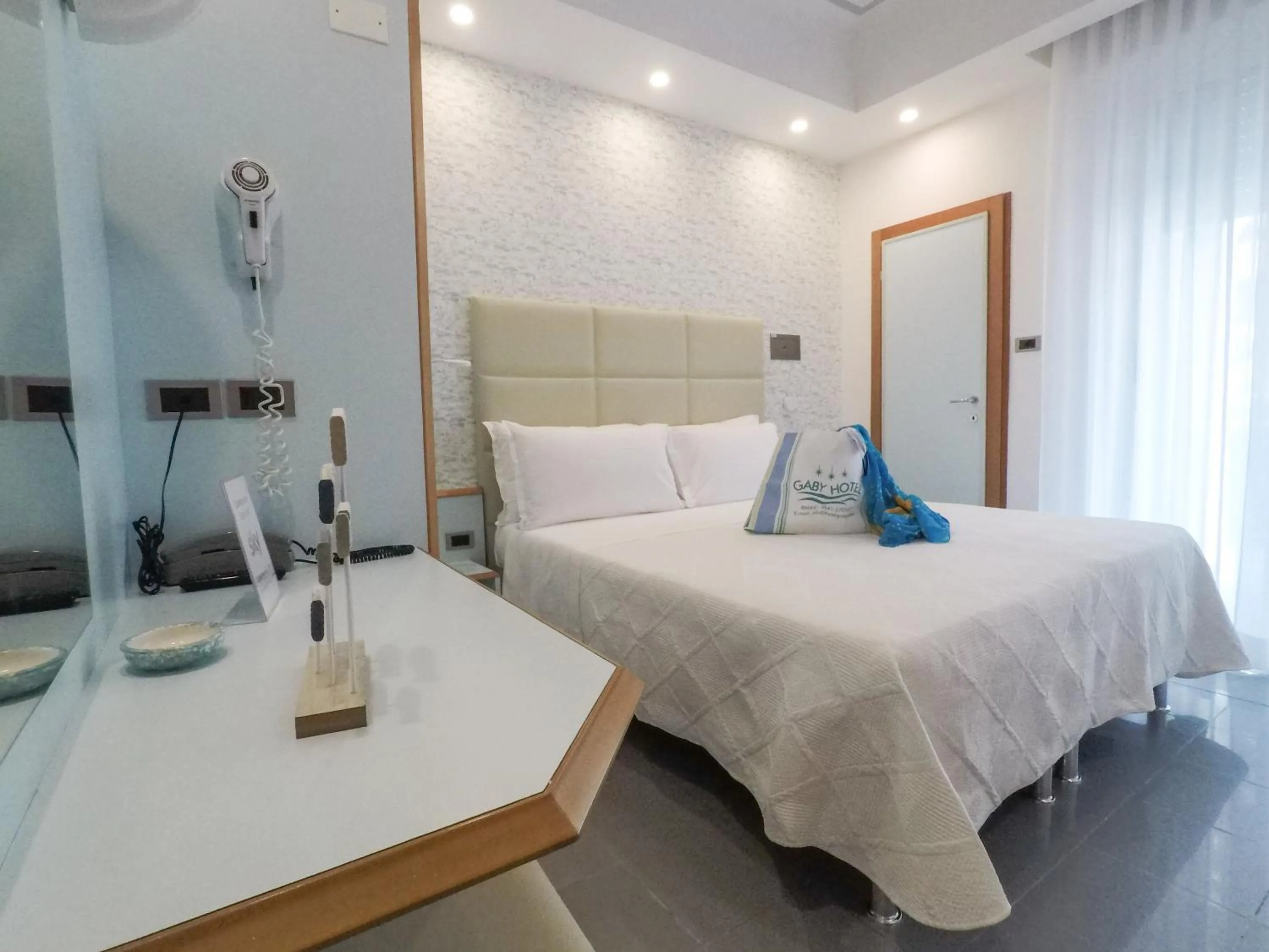 Bedroom, Bed in Hotel Gaby