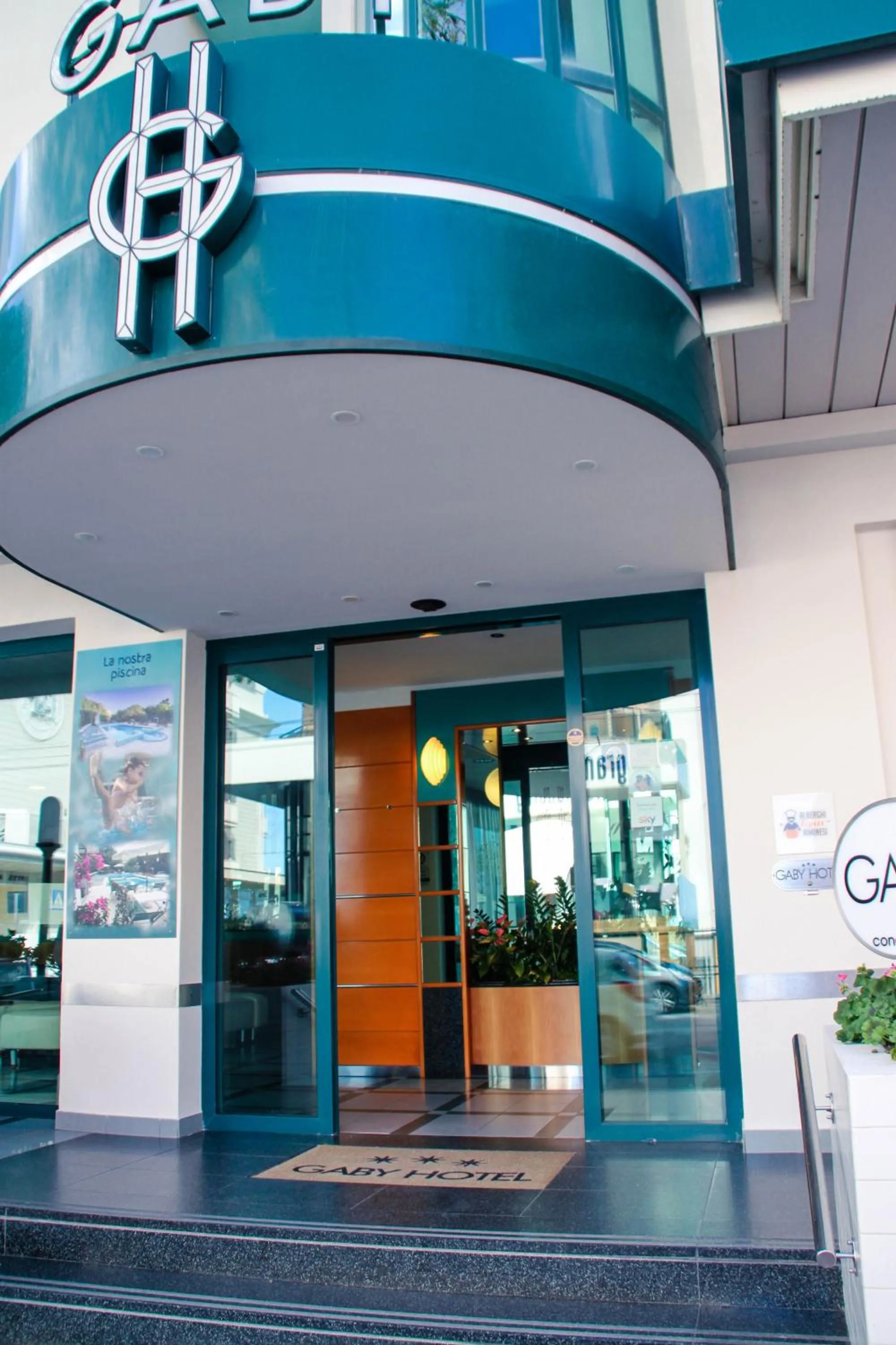 Facade/entrance in Hotel Gaby