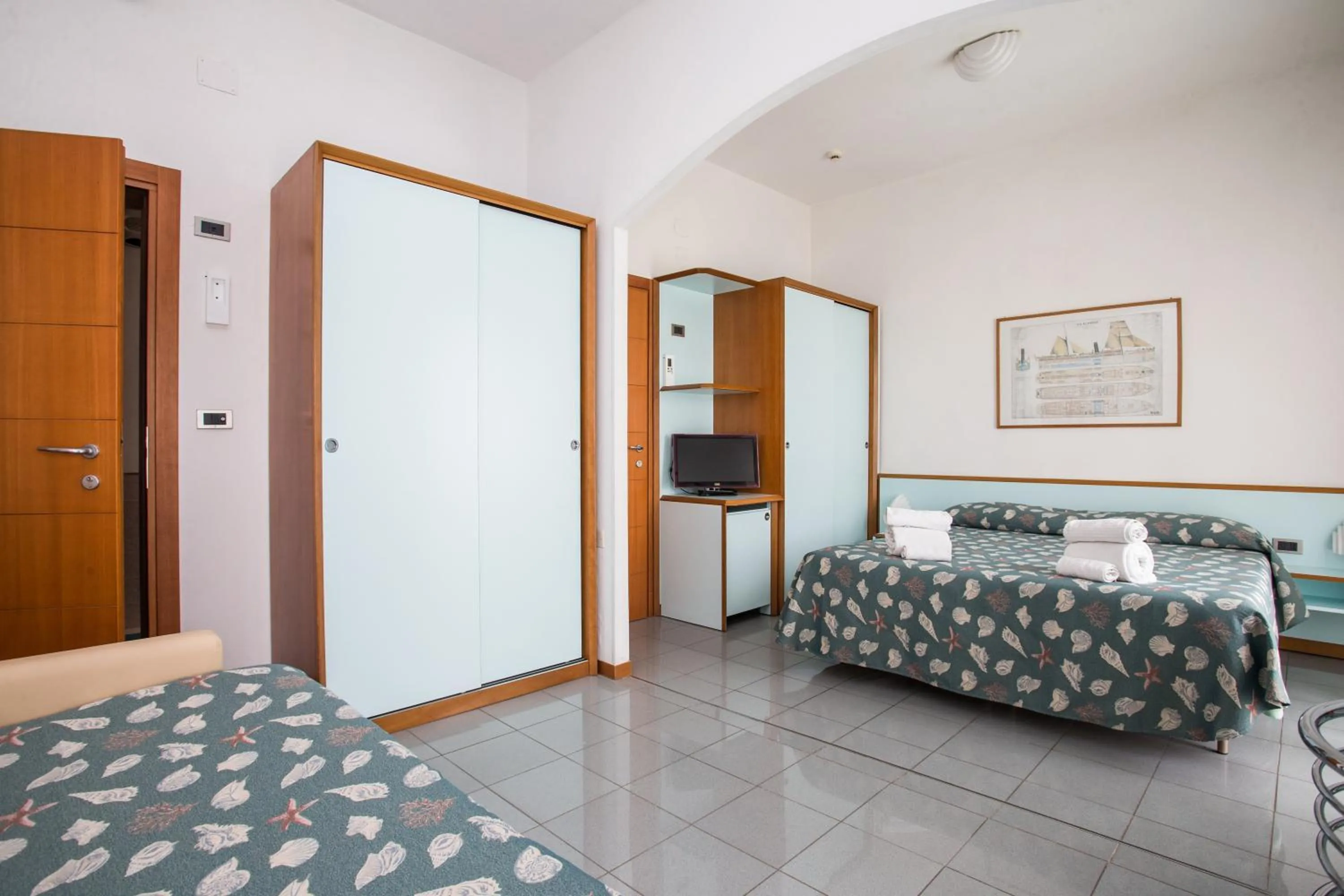 Bedroom, Bed in Hotel Gaby