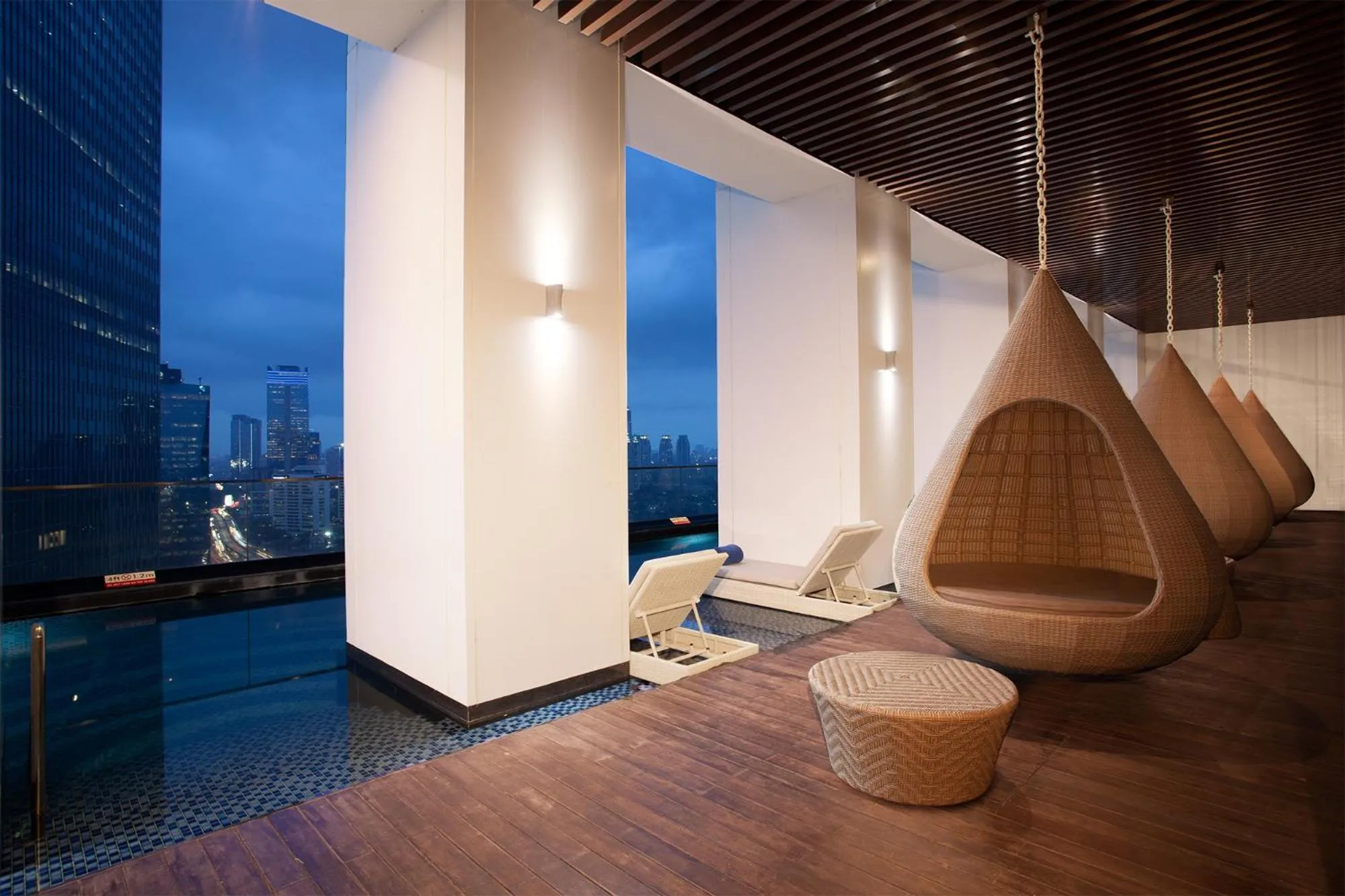 Seating area in Ascott Sudirman Jakarta