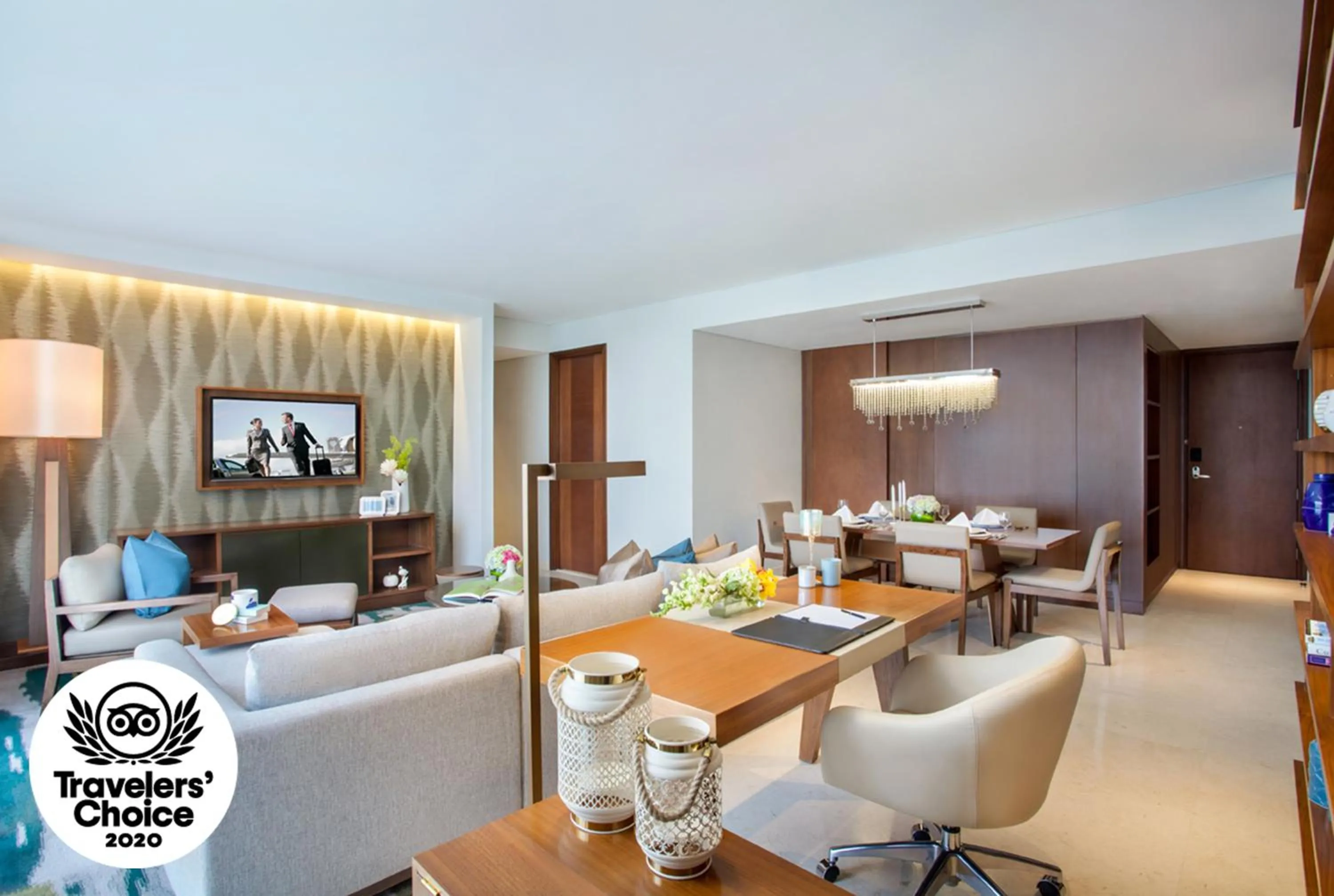 Living room in Ascott Sudirman Jakarta