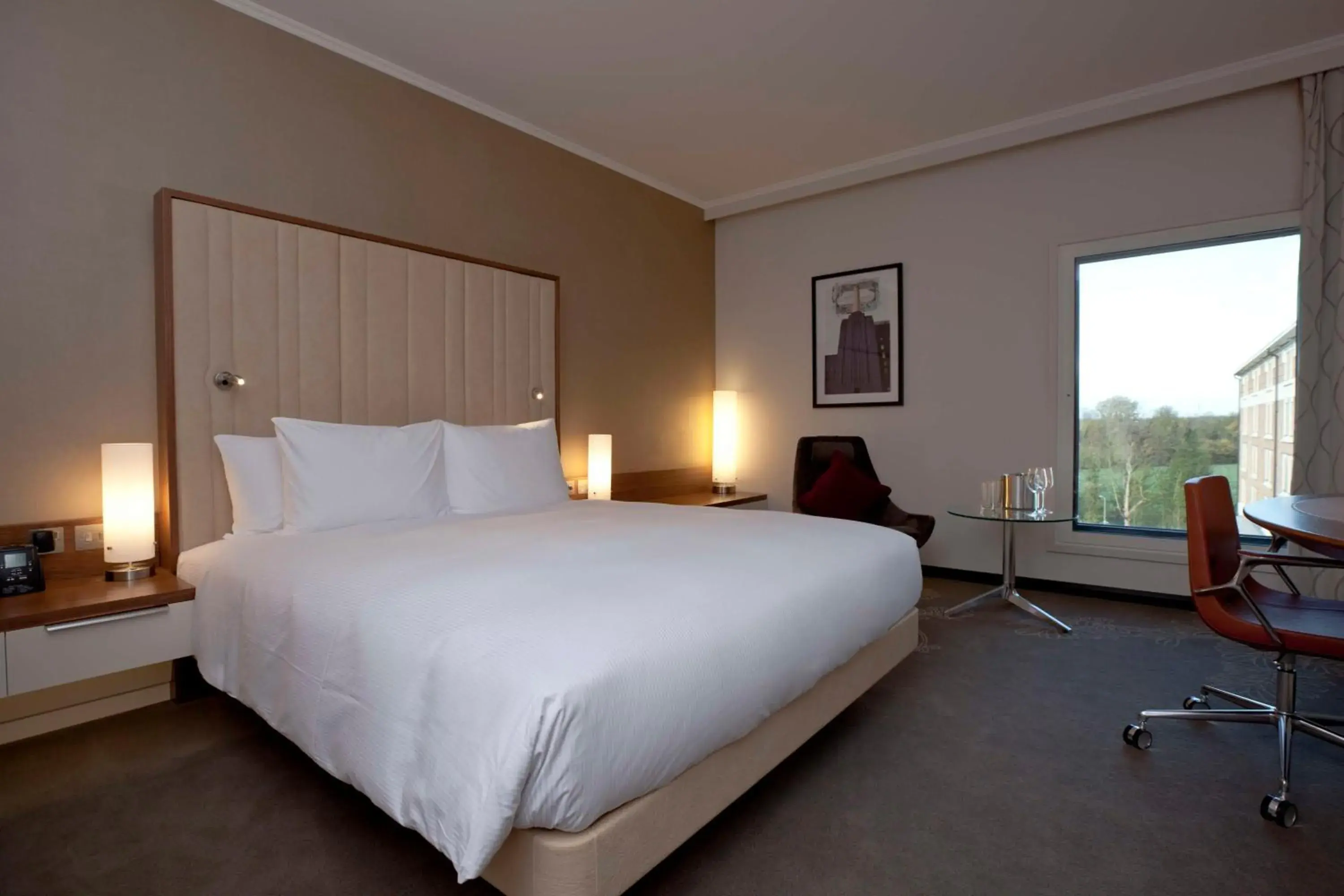 Bed in Hilton London Heathrow Airport Terminal 5 Bed in Hilton London Heathrow Airport Terminal 5