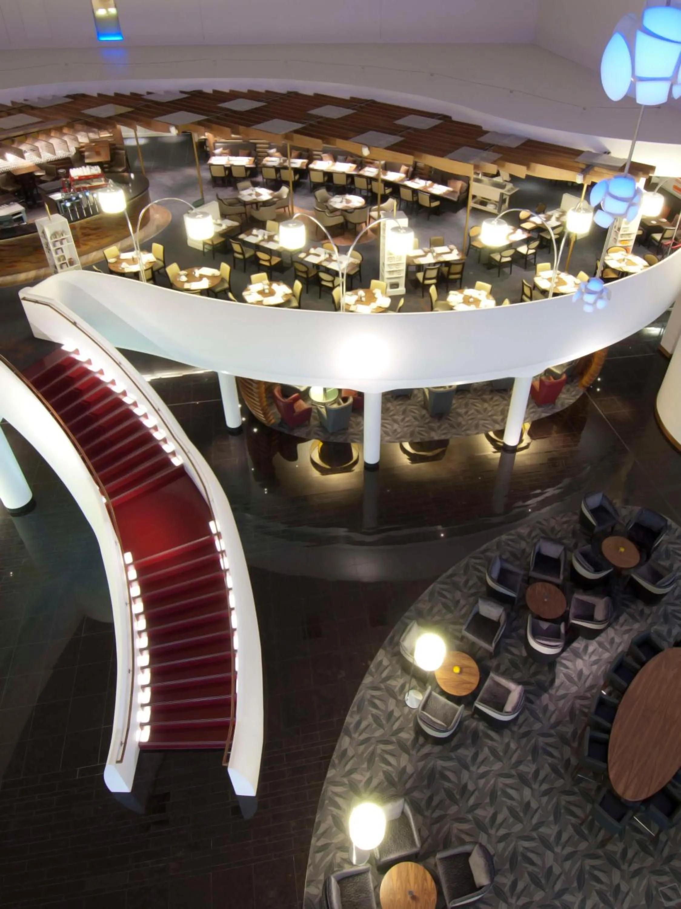 Lobby or reception in Hilton London Heathrow Airport Terminal 5