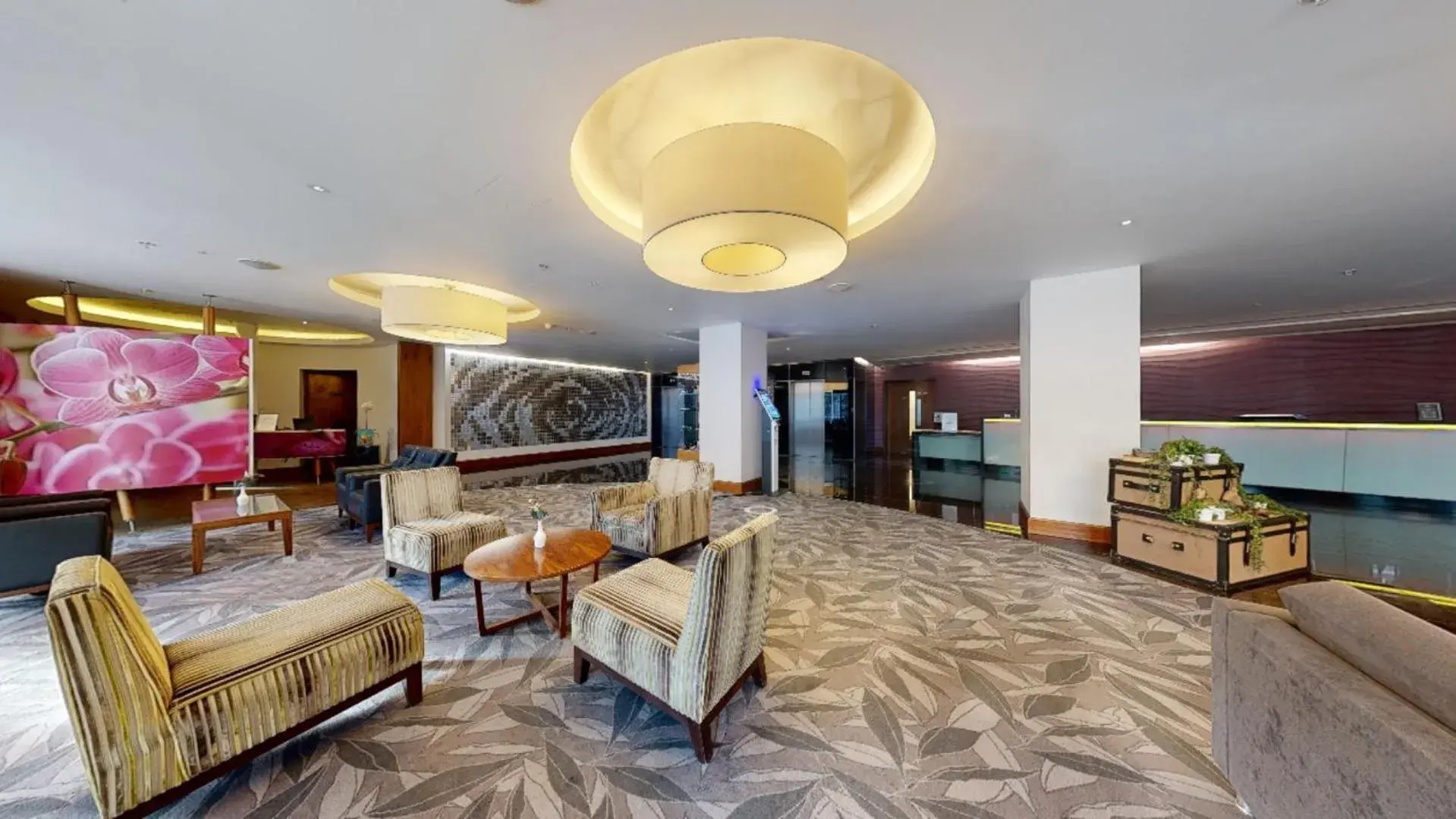 Lobby or reception in Hilton London Heathrow Airport Terminal 5 Lobby or reception in Hilton London Heathrow Airport Terminal 5