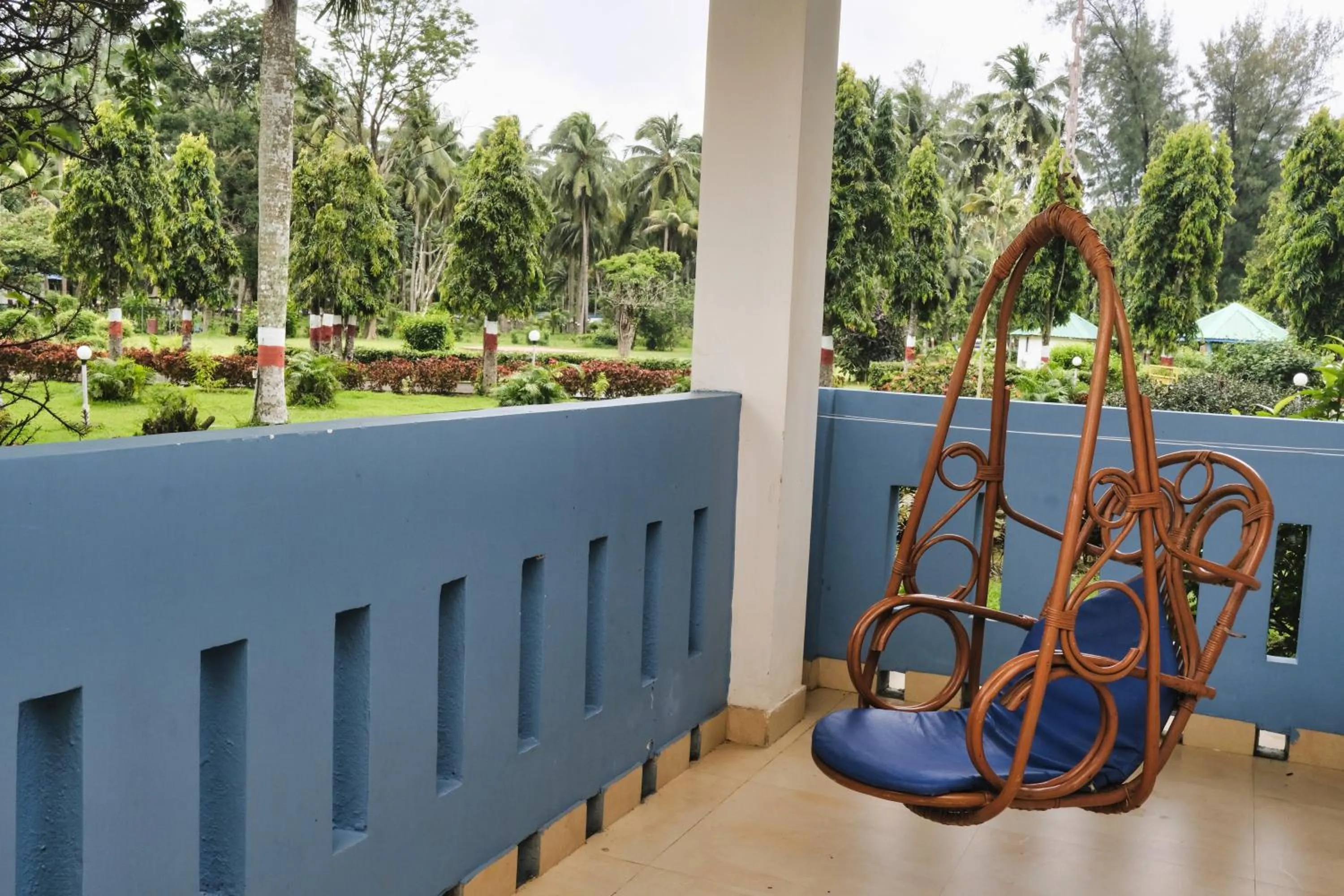 Balcony/Terrace in Peerless Resort Sri Vijaya Puram