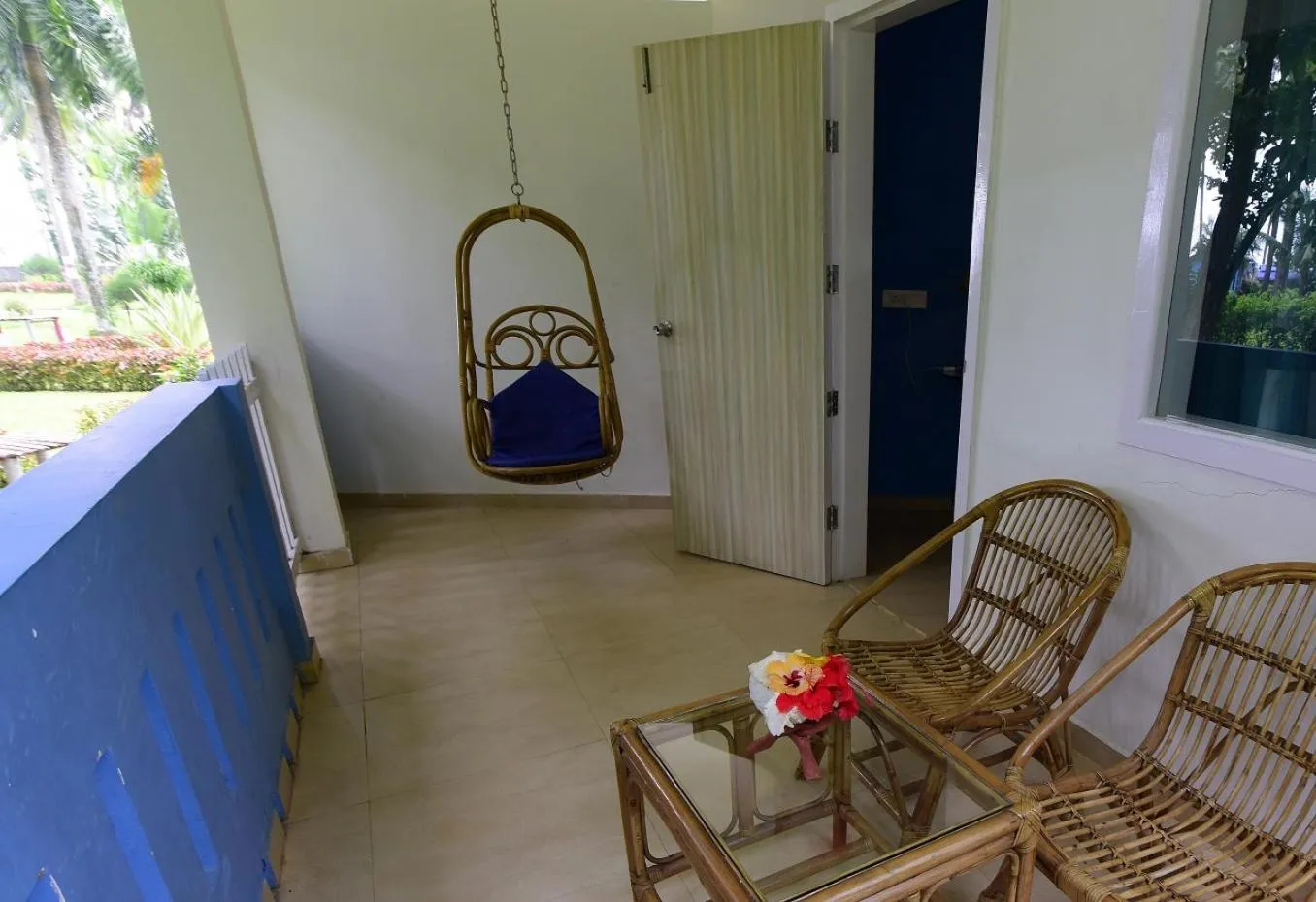 Balcony/Terrace in Peerless Resort Sri Vijaya Puram