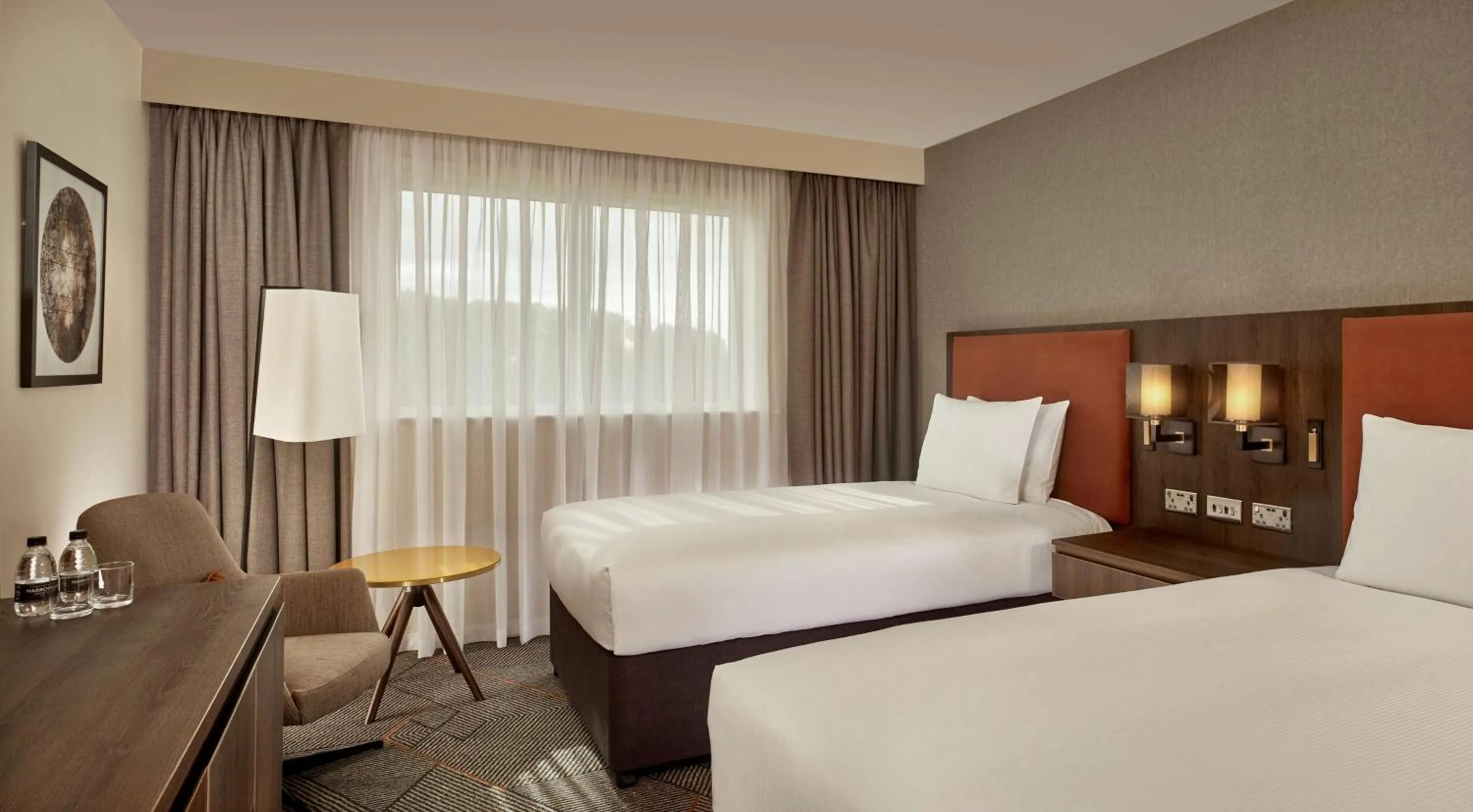 Bed in DoubleTree by Hilton Sheffield Park