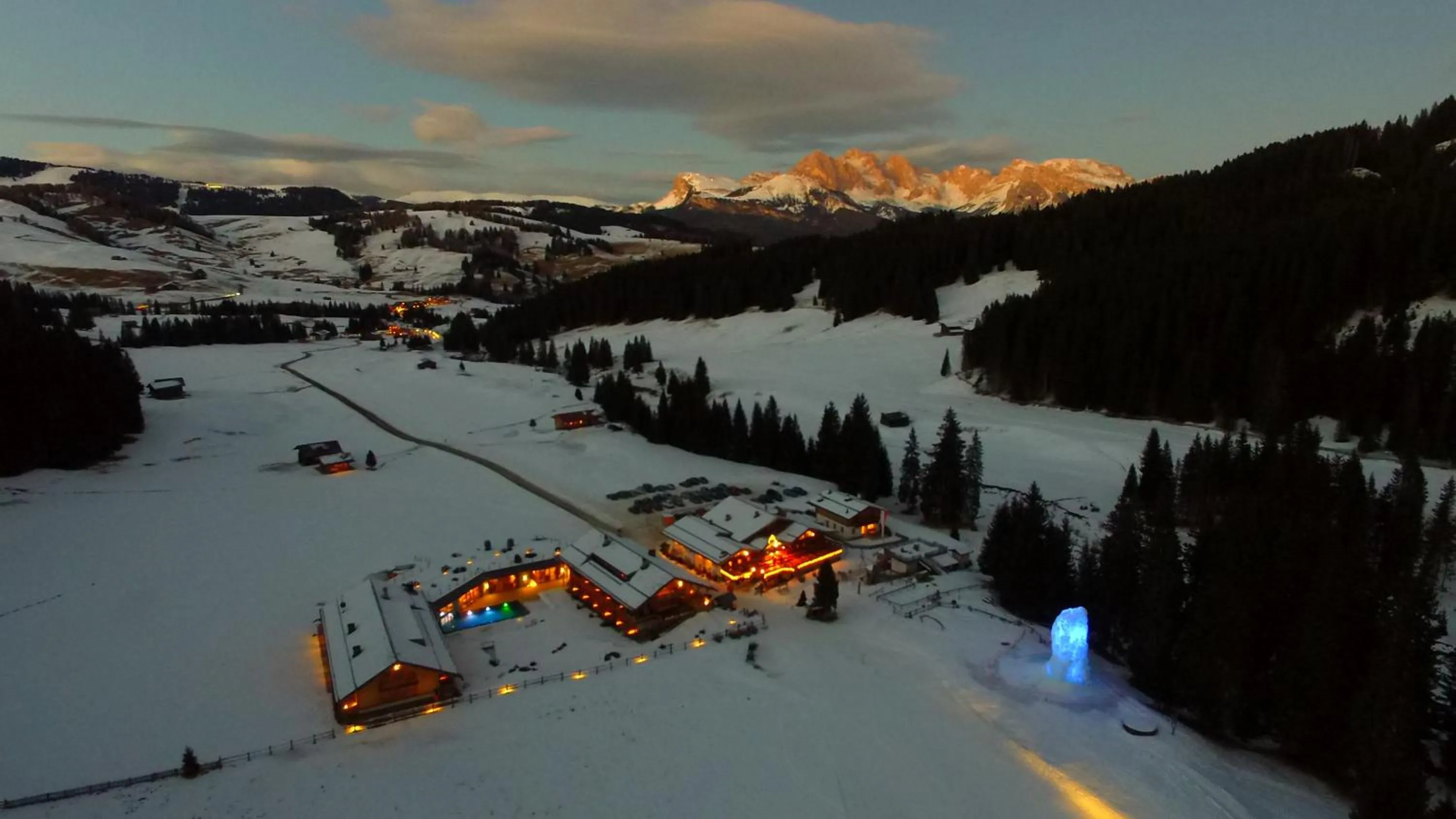 Bird's eye view in Dolomites Living Hotel Tirler