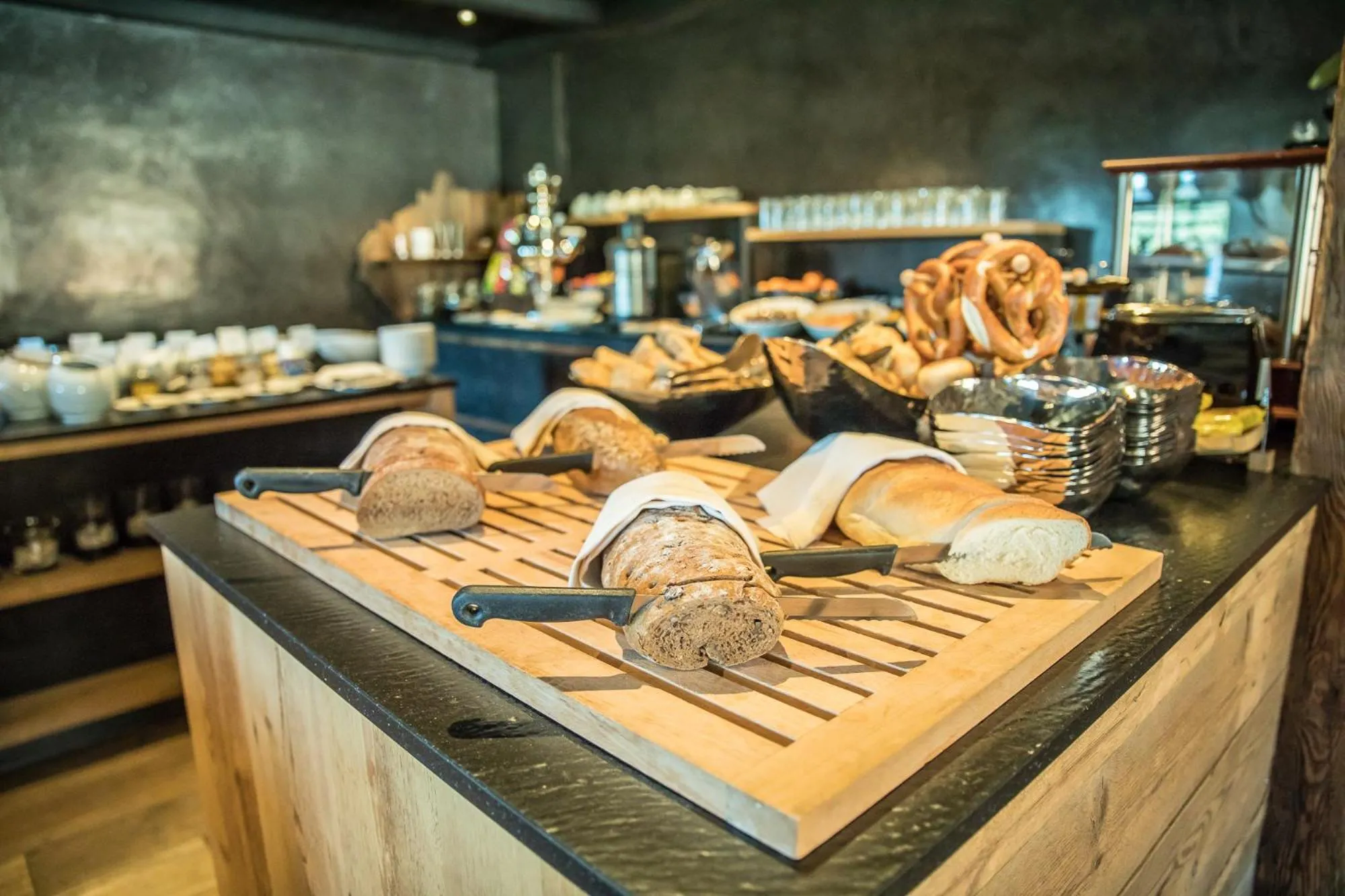 Buffet breakfast in Dolomites Living Hotel Tirler