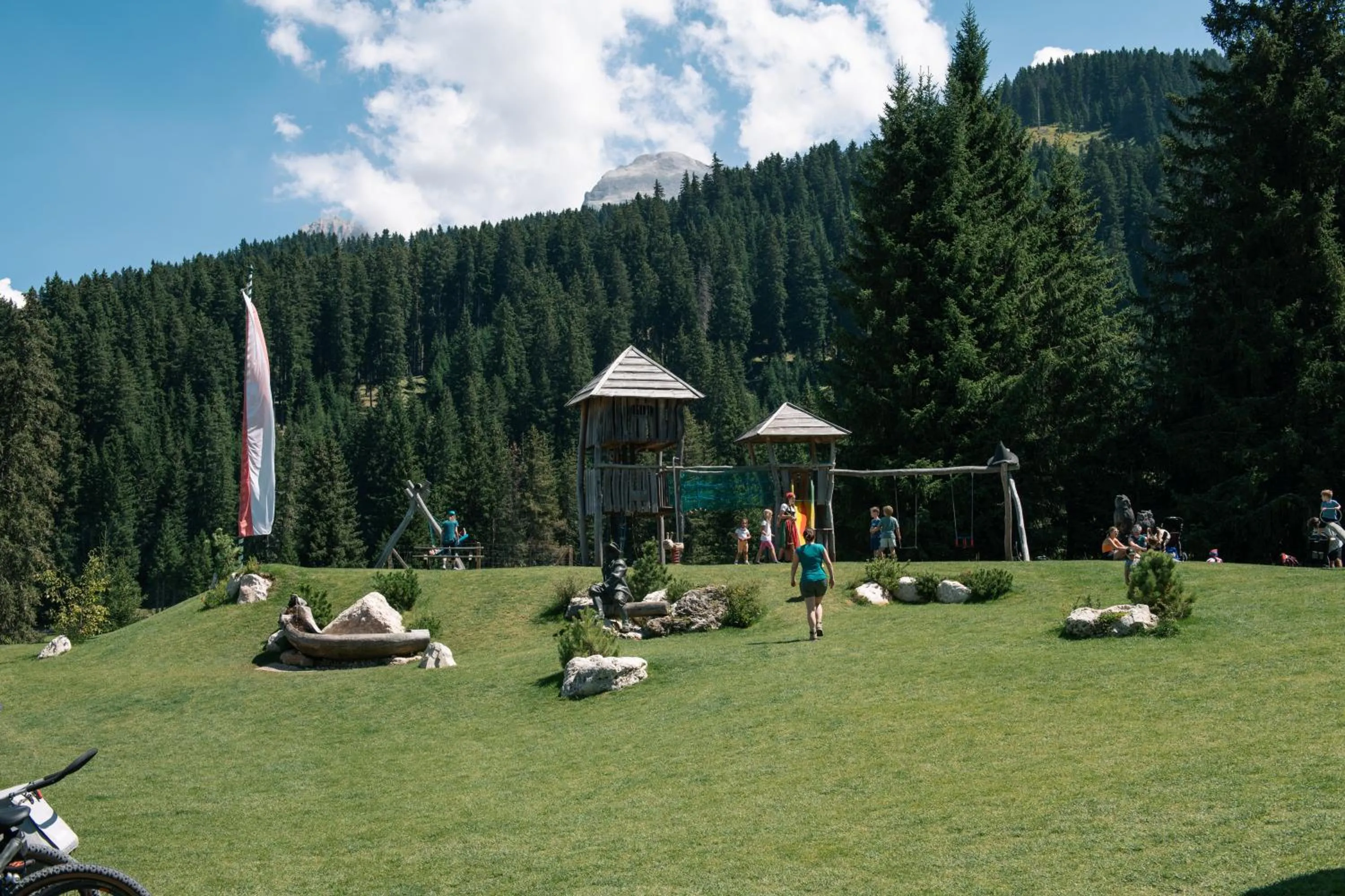 Children play ground in Dolomites Living Hotel Tirler