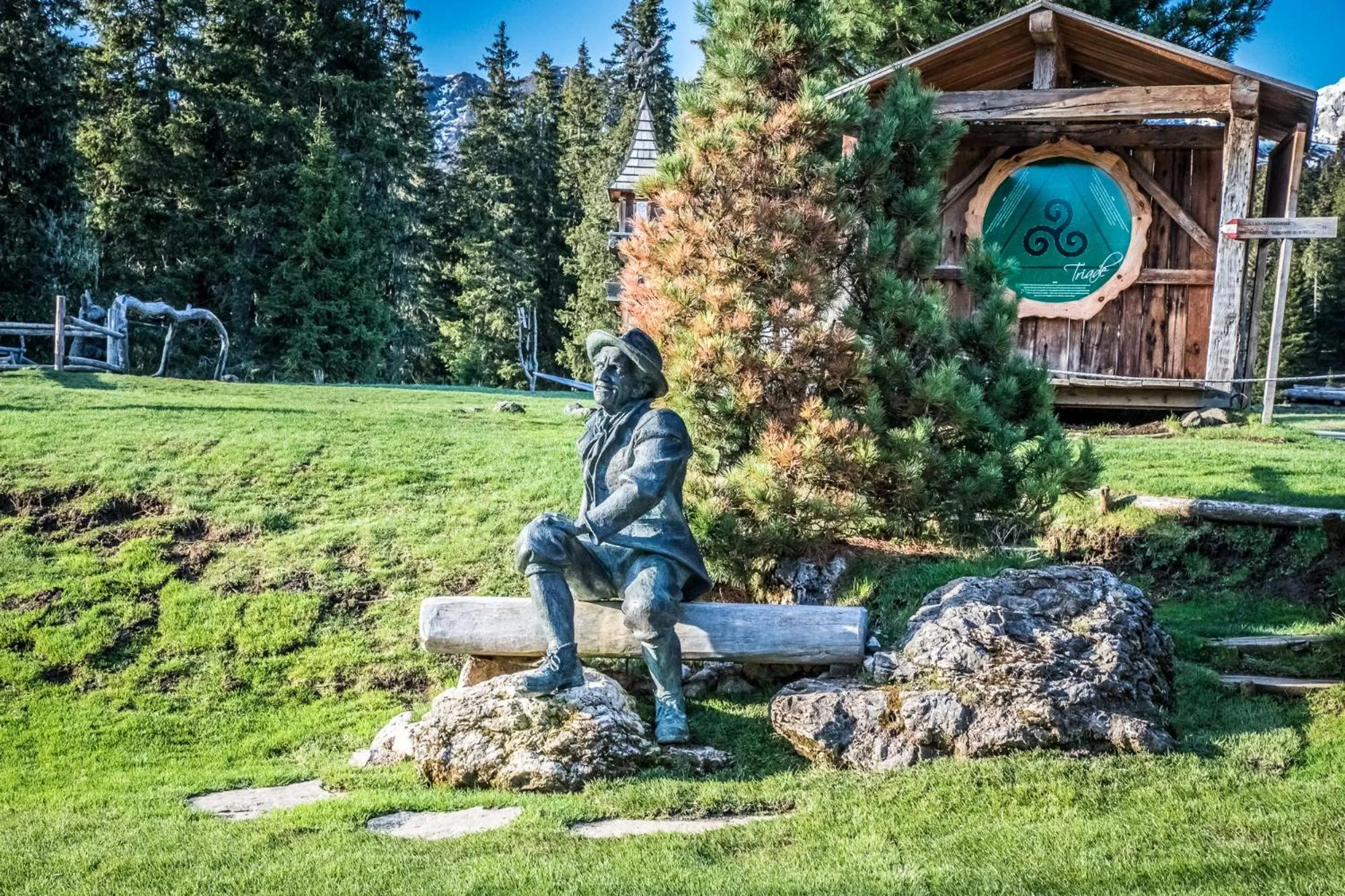 Garden in Dolomites Living Hotel Tirler