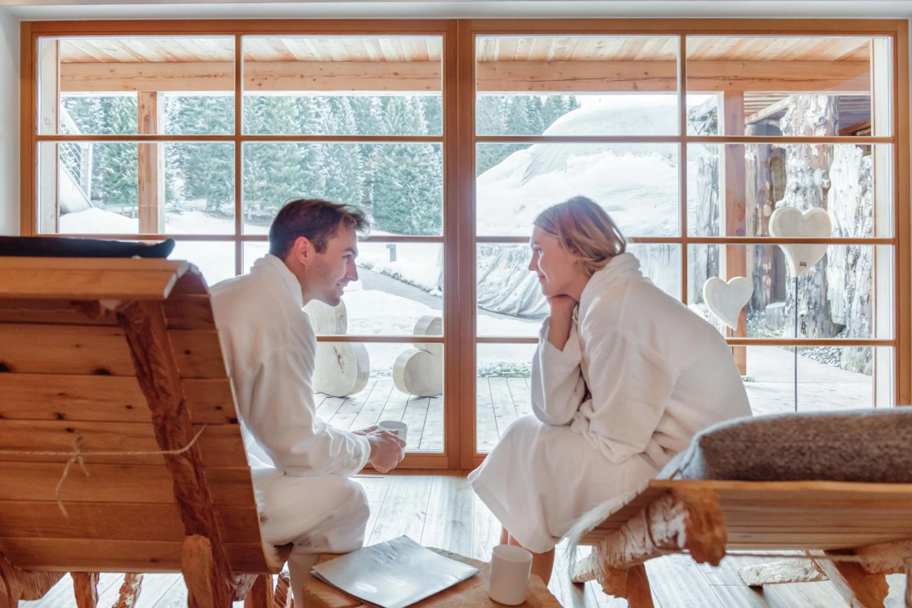 Spa and wellness centre/facilities in Dolomites Living Hotel Tirler