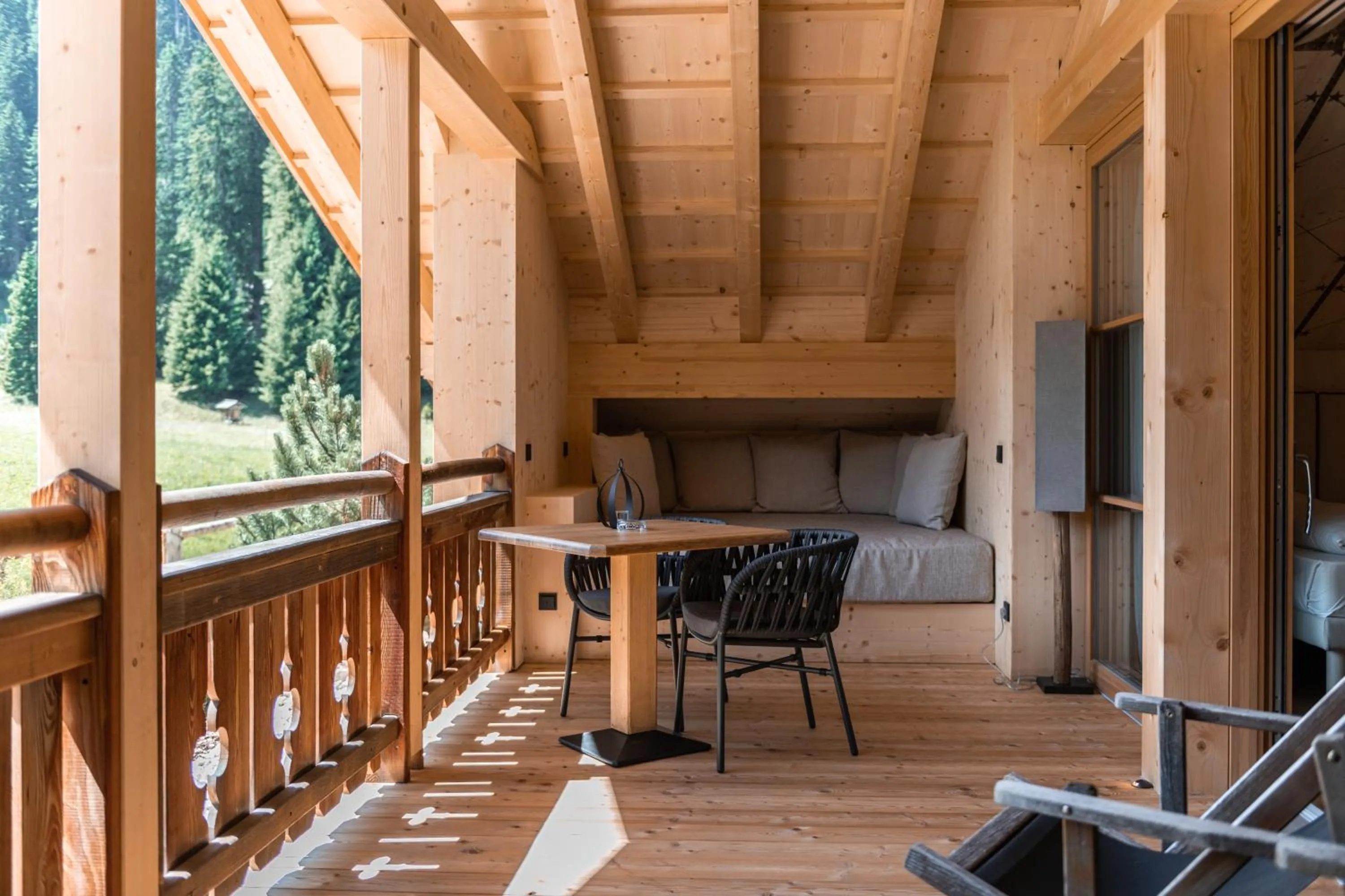 Balcony/Terrace in Dolomites Living Hotel Tirler