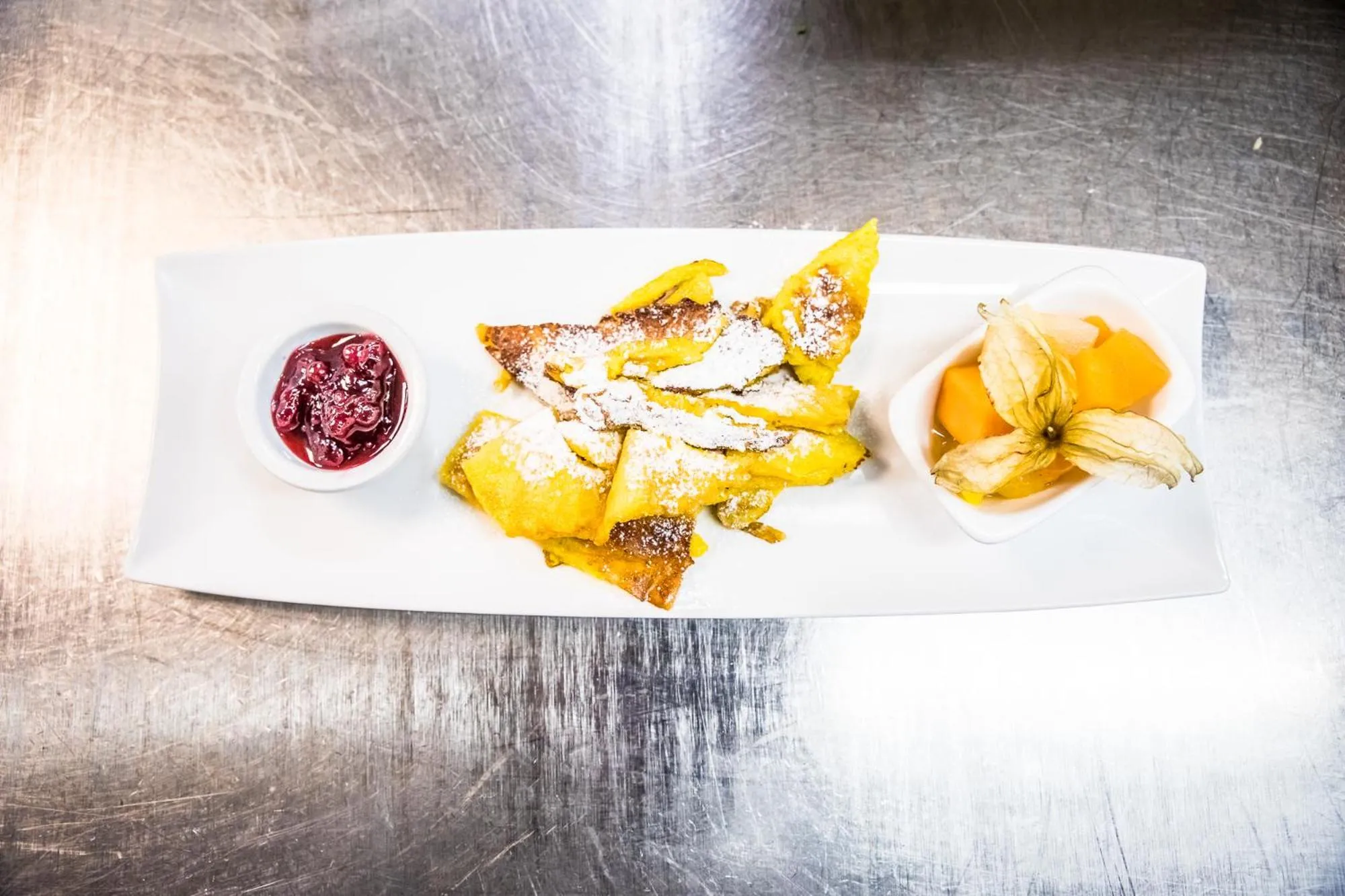 Food close-up in Dolomites Living Hotel Tirler