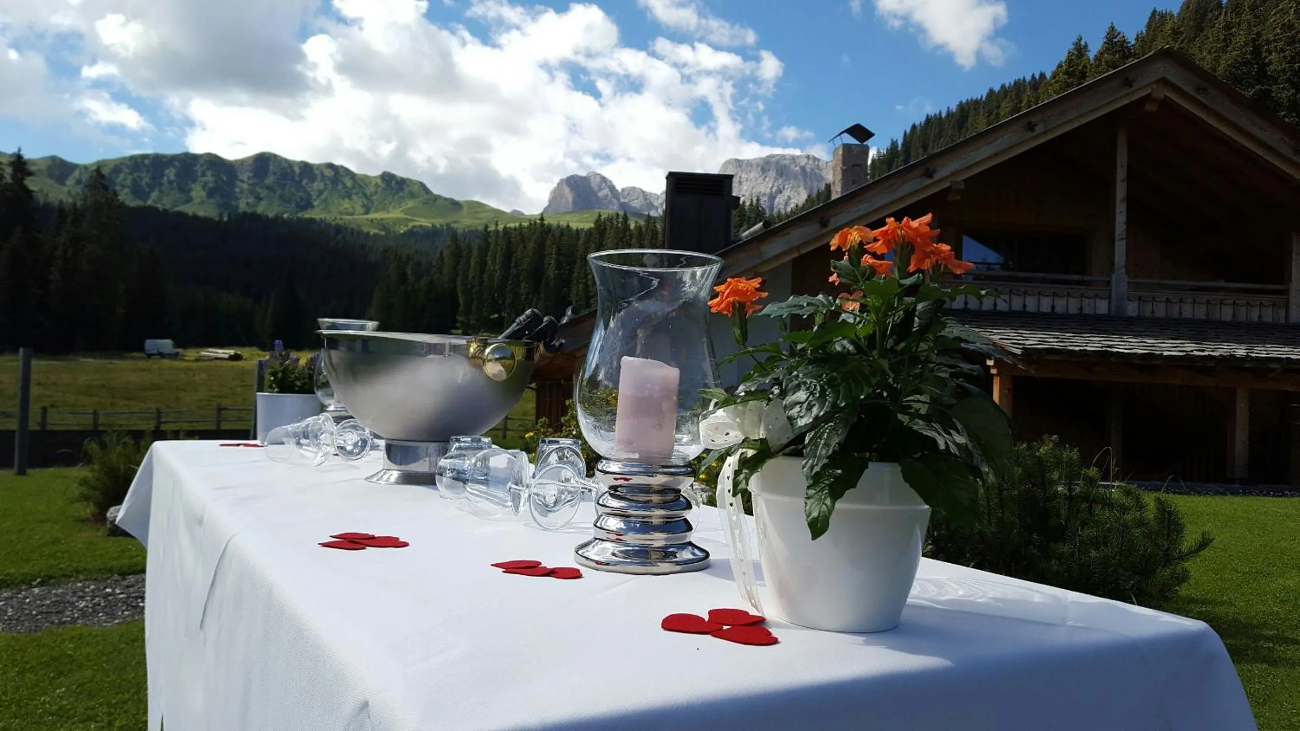Balcony/Terrace in Dolomites Living Hotel Tirler