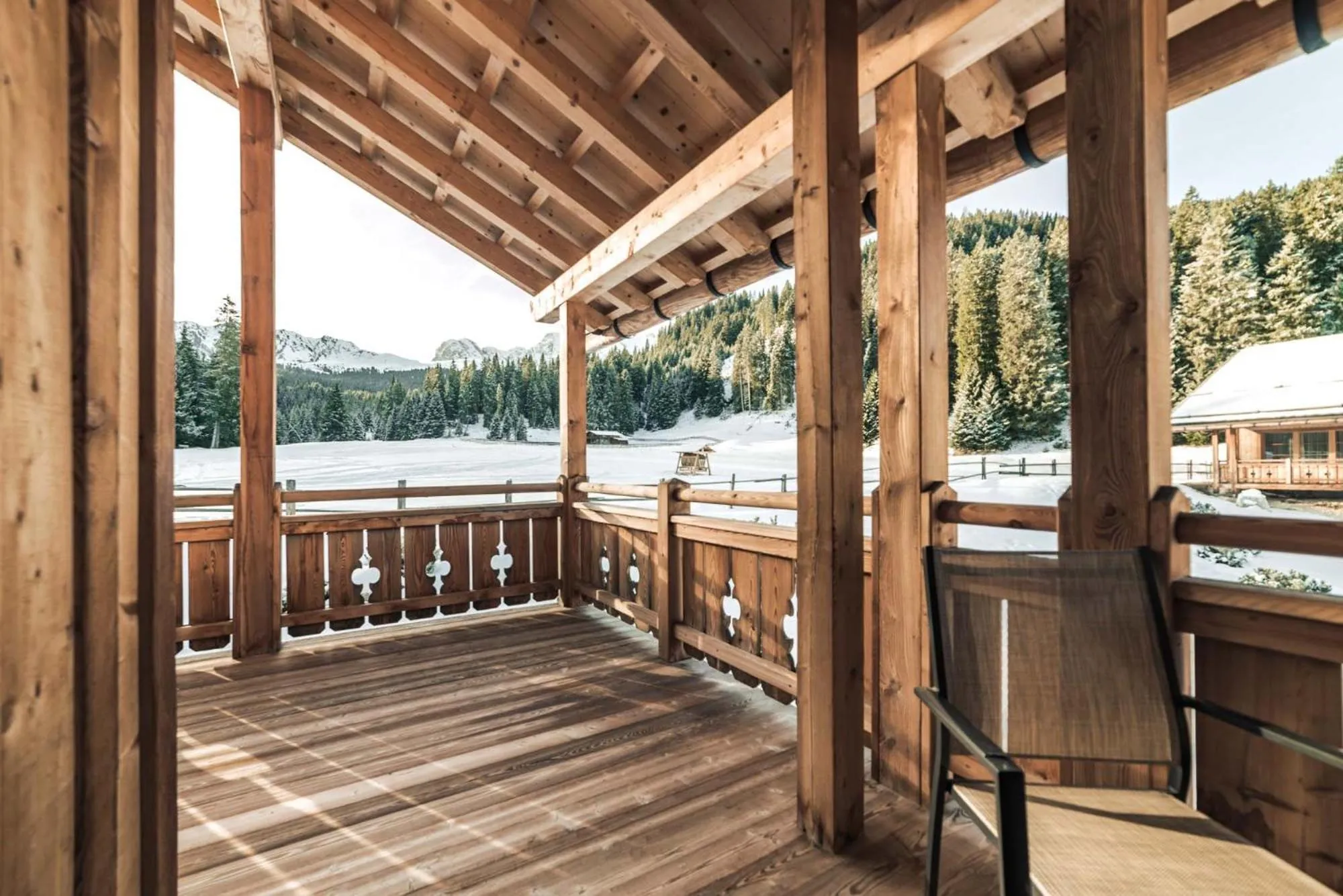 Balcony/Terrace in Dolomites Living Hotel Tirler