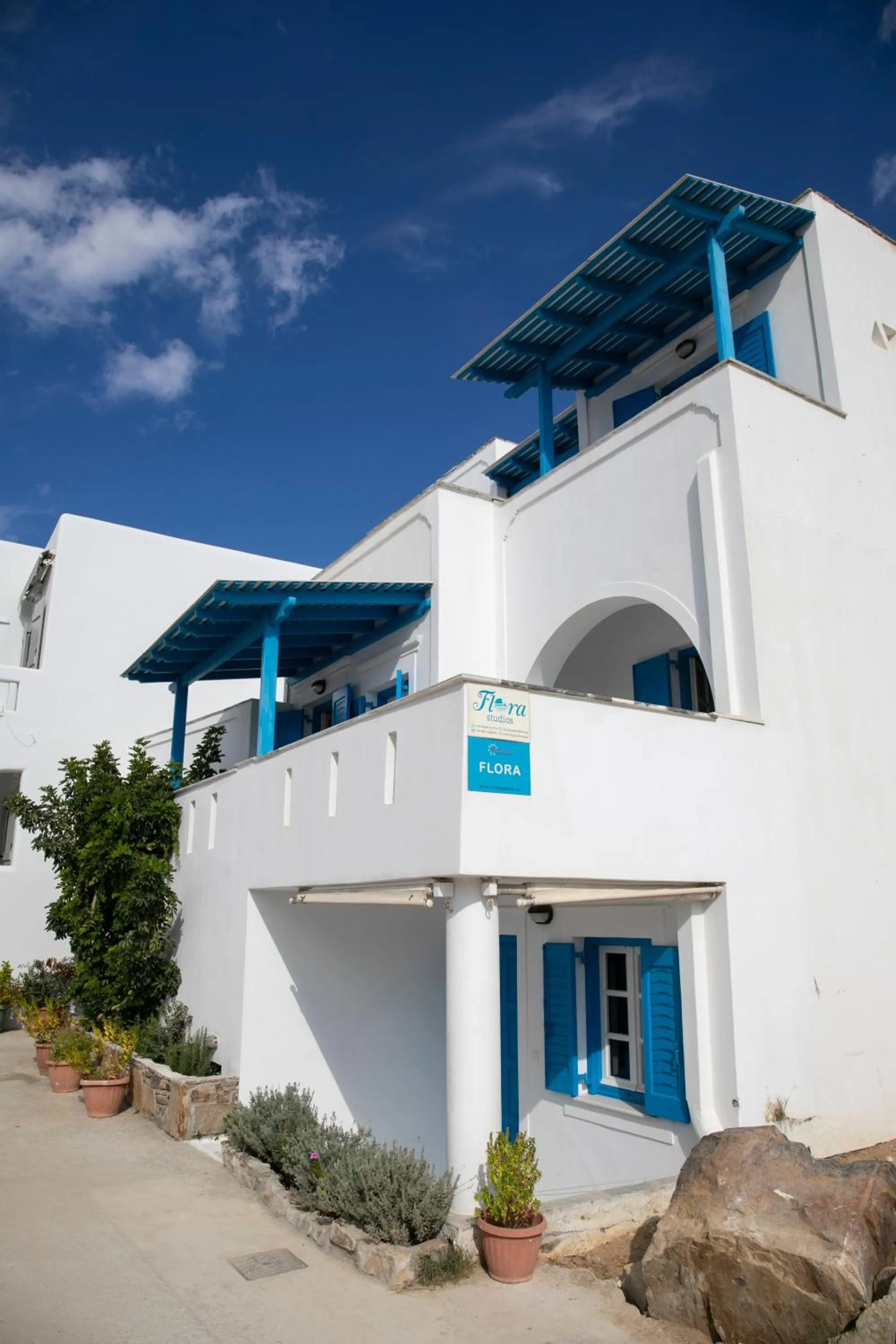 Property building in Flora Apartments & Studios