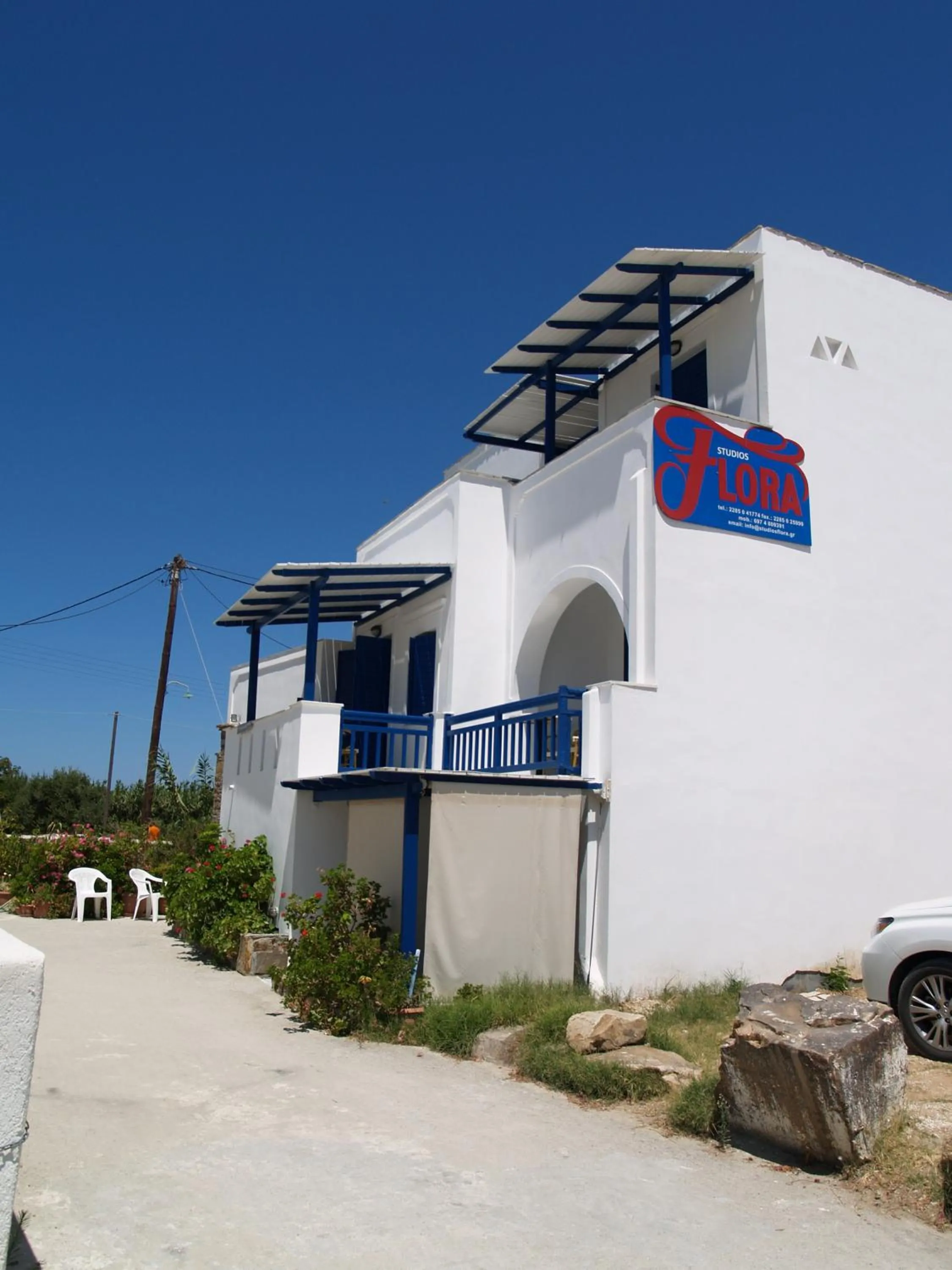 Property building in Flora Apartments & Studios