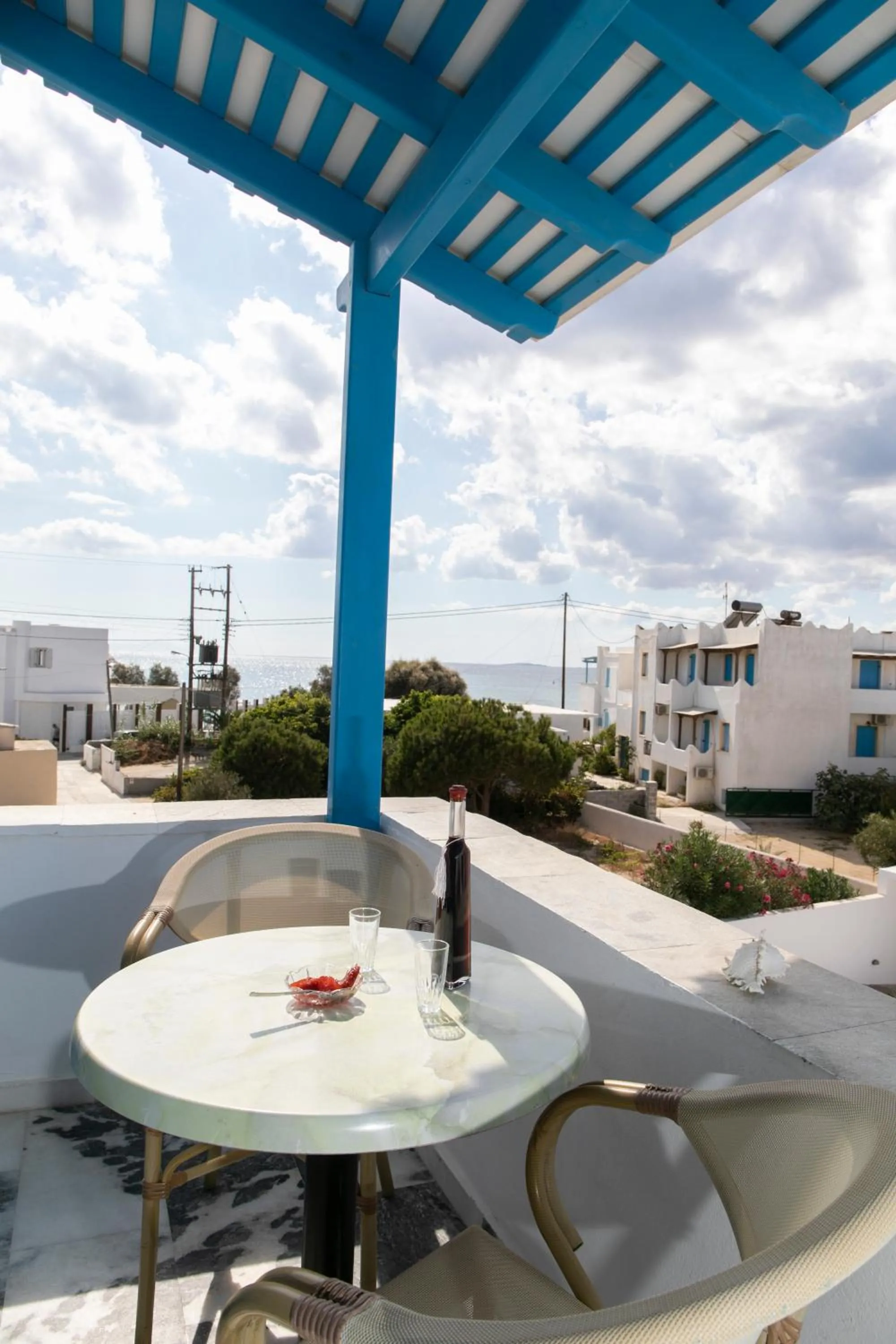 Balcony/Terrace in Flora Apartments & Studios
