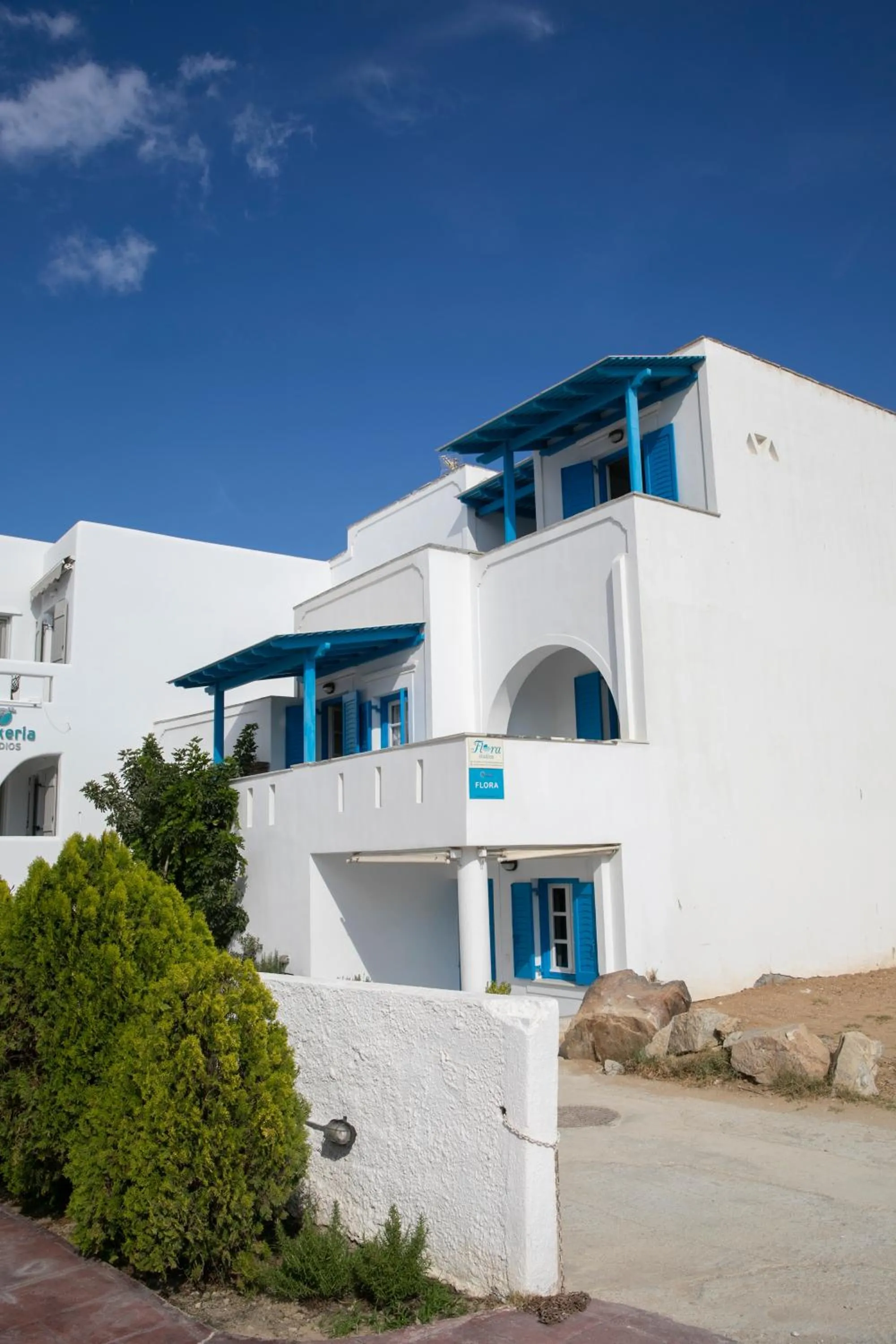 Property building in Flora Apartments & Studios