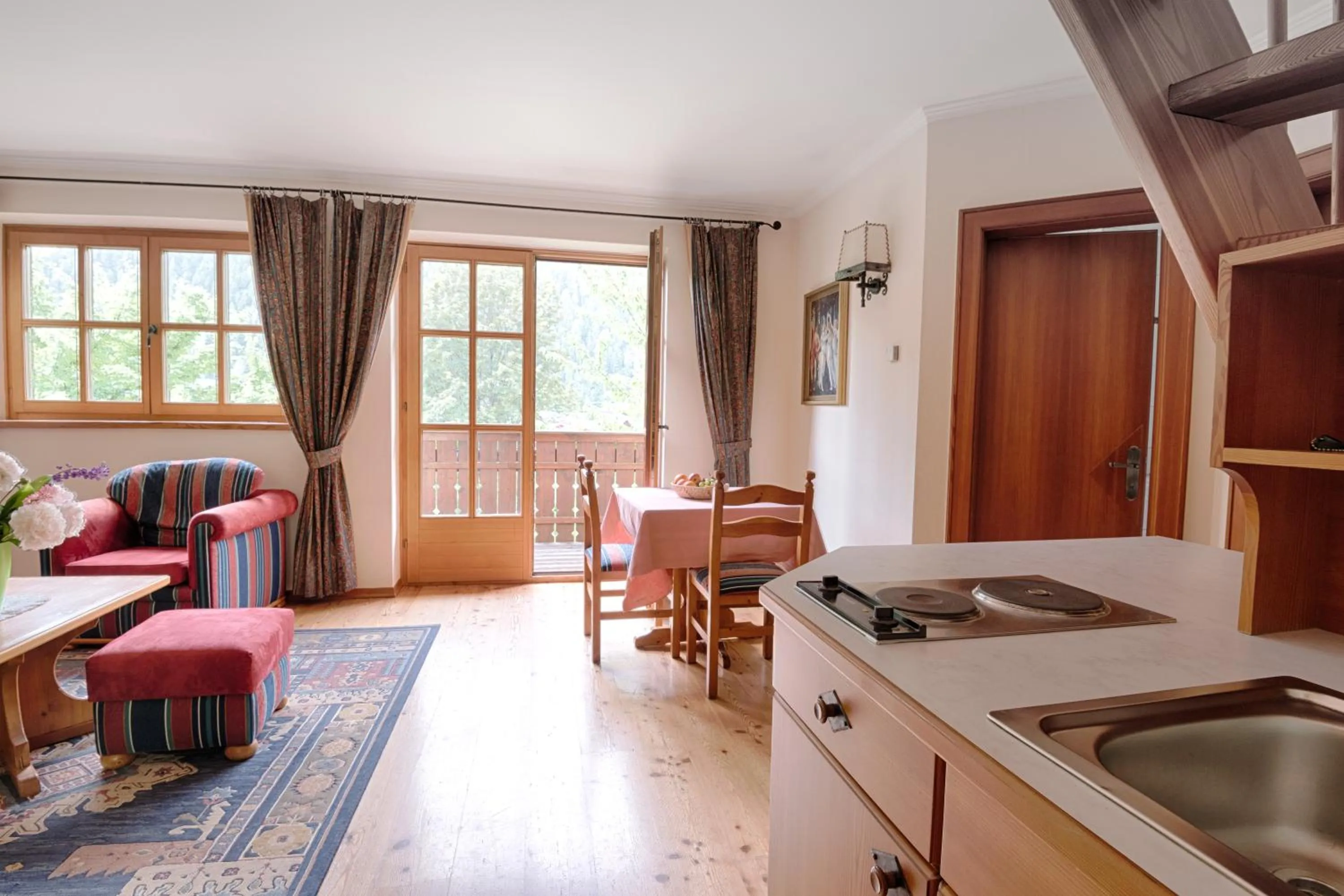 Kitchen or kitchenette in Hotel Post