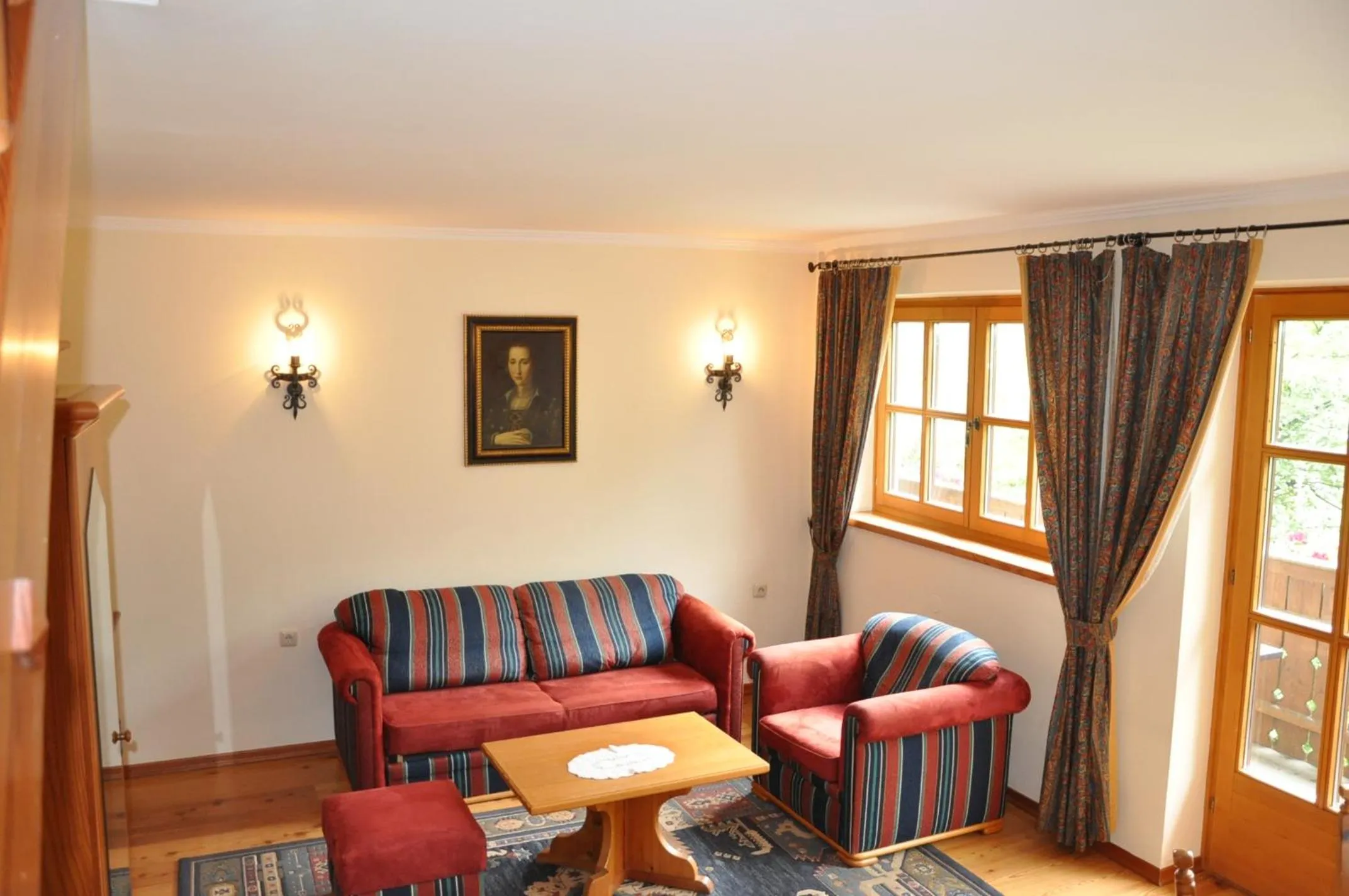 Seating area in Hotel Post