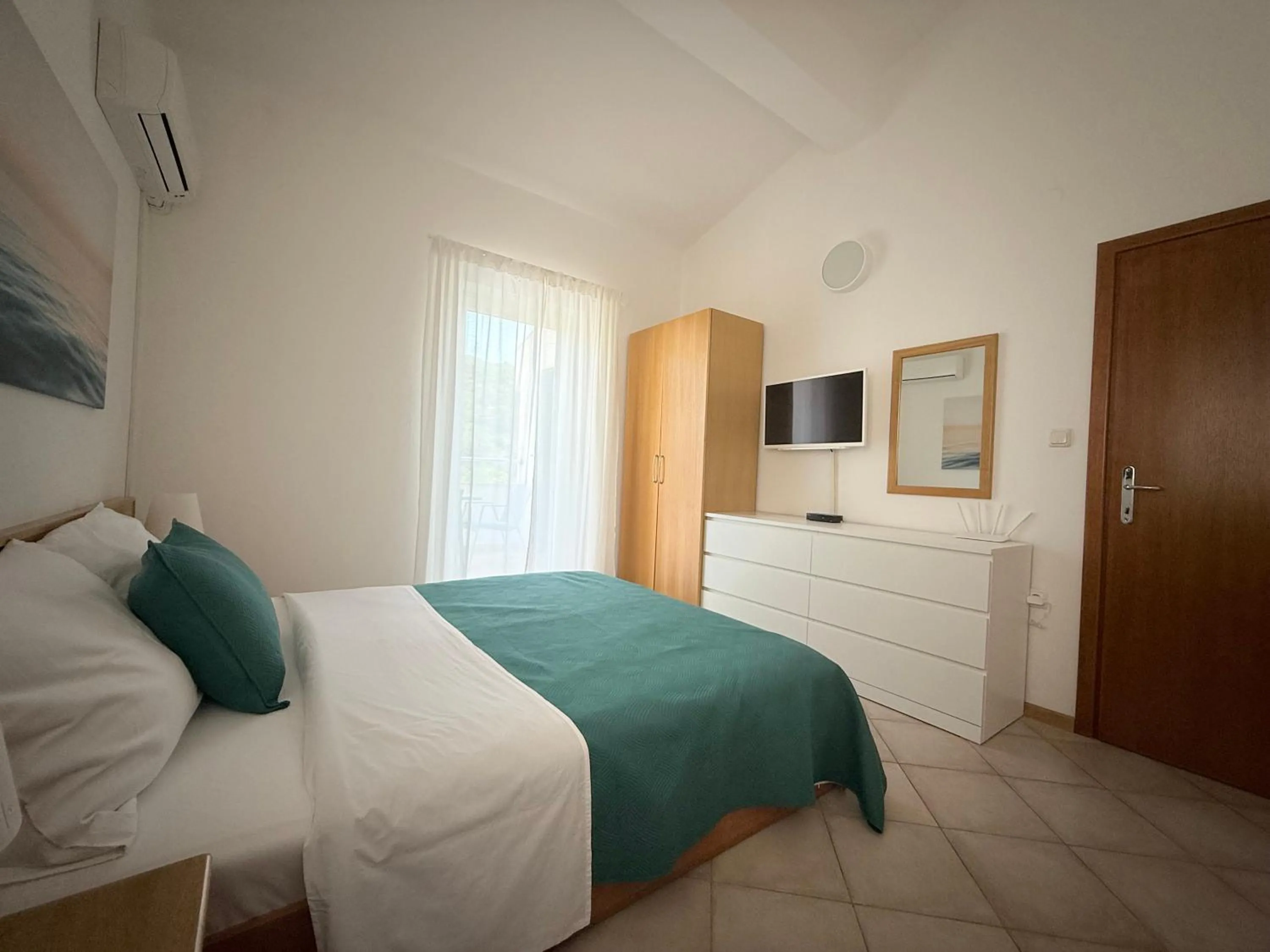 Bedroom, Bed in Apartments Čuljak Rab