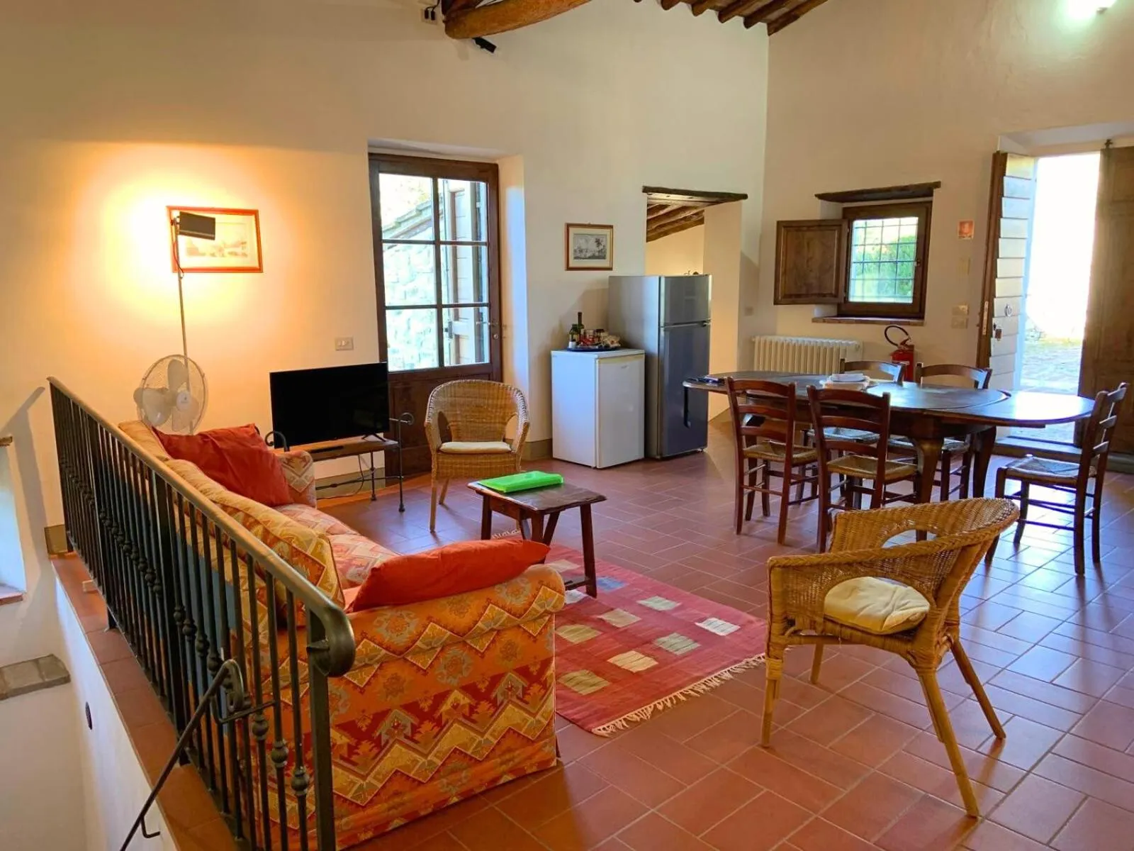 Living room in Borgo Bottaia