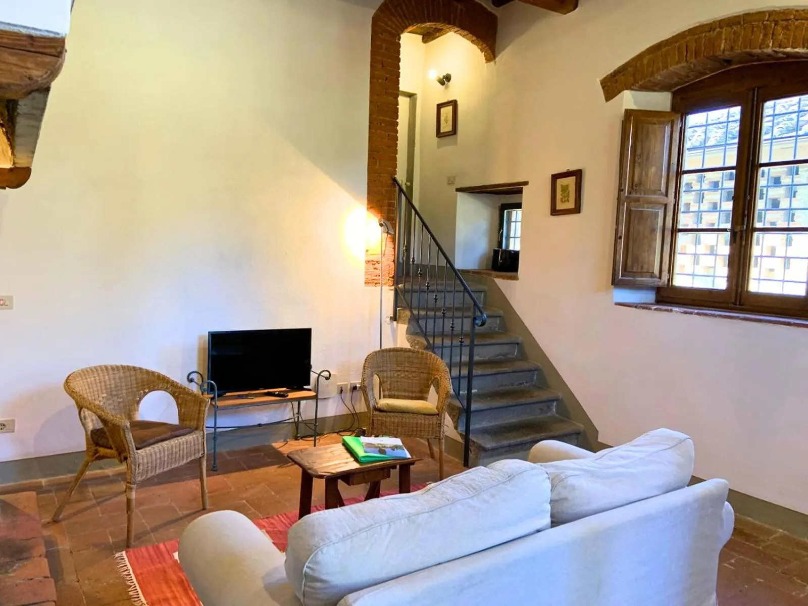 Living room in Borgo Bottaia