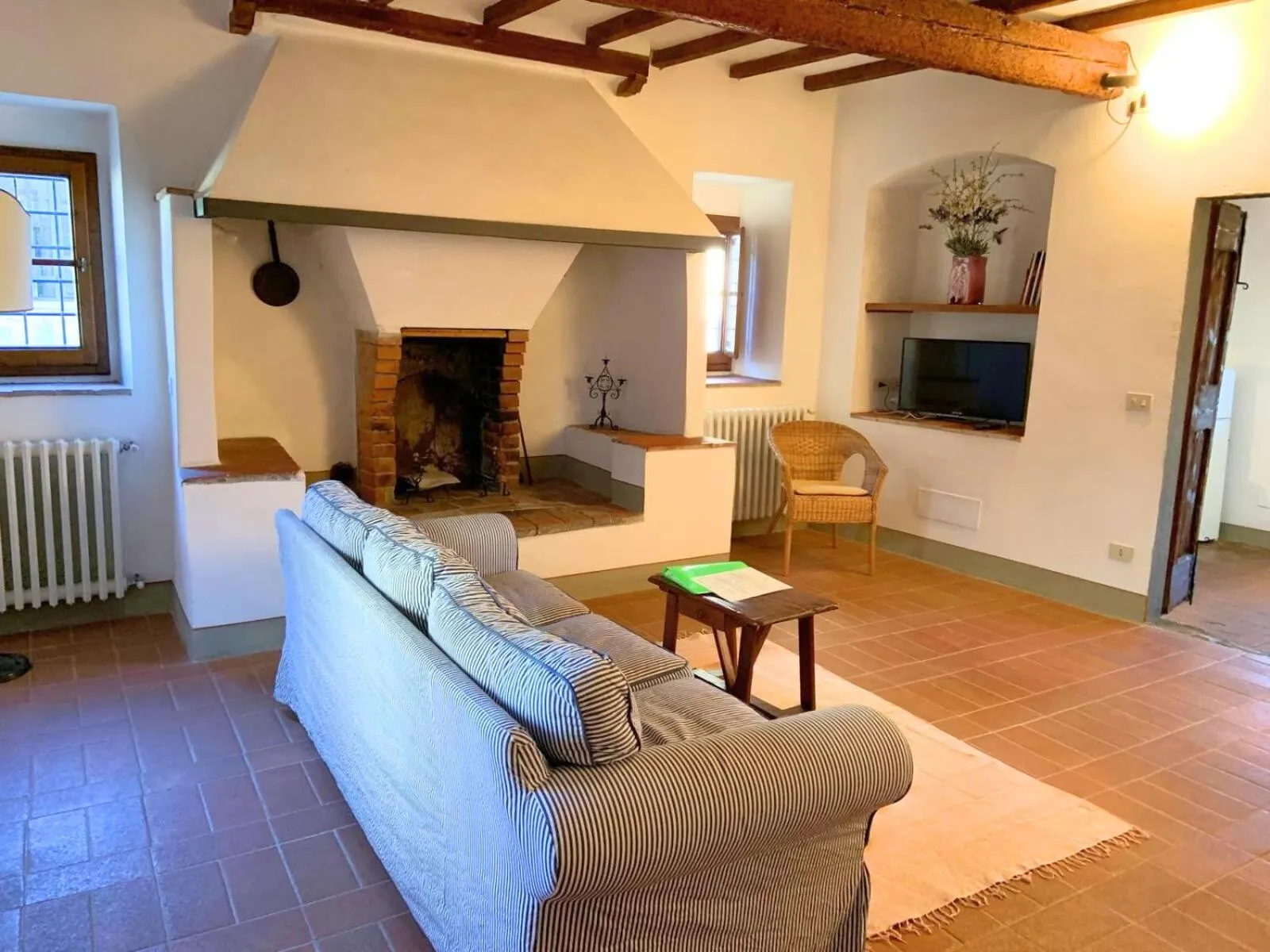 Living room in Borgo Bottaia