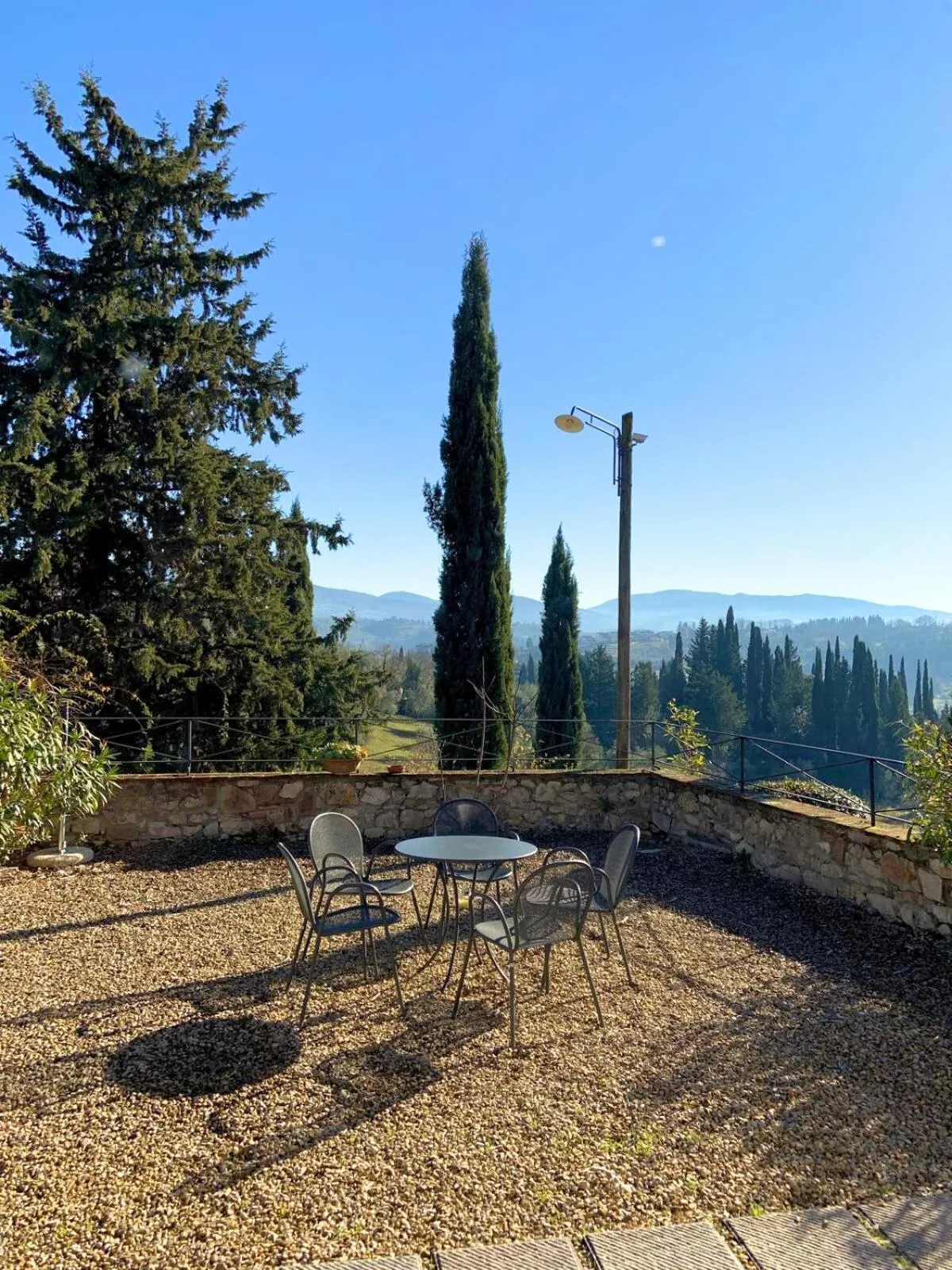 Garden view in Borgo Bottaia