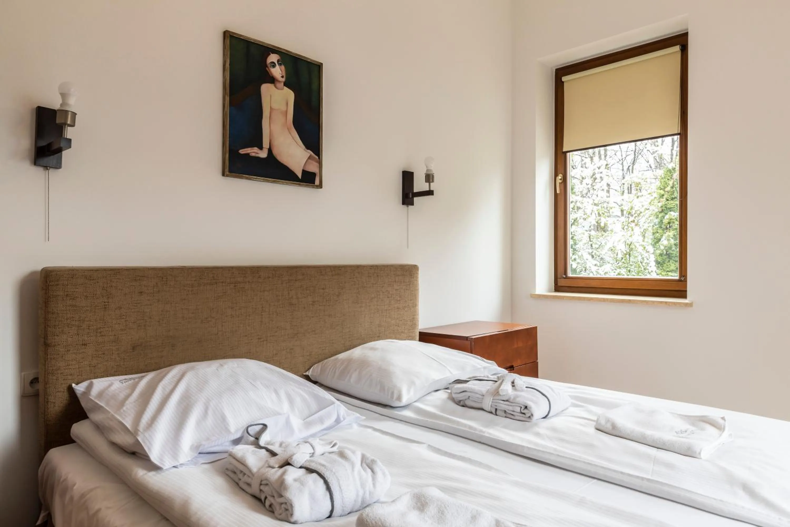 Bathroom, Bed in TatryTOP Radowid basen sauna