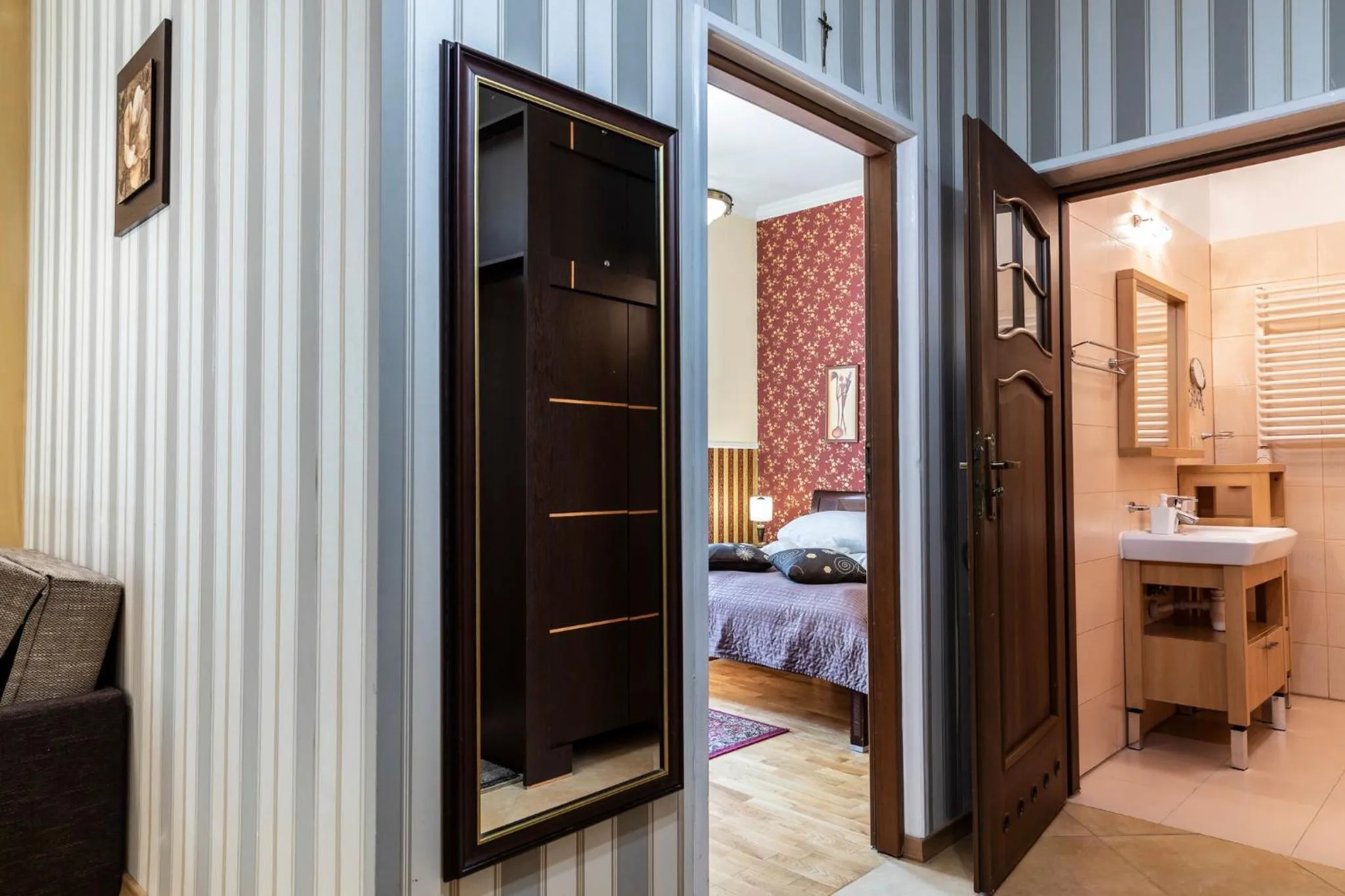 Bathroom, Bed in TatryTOP Radowid basen sauna