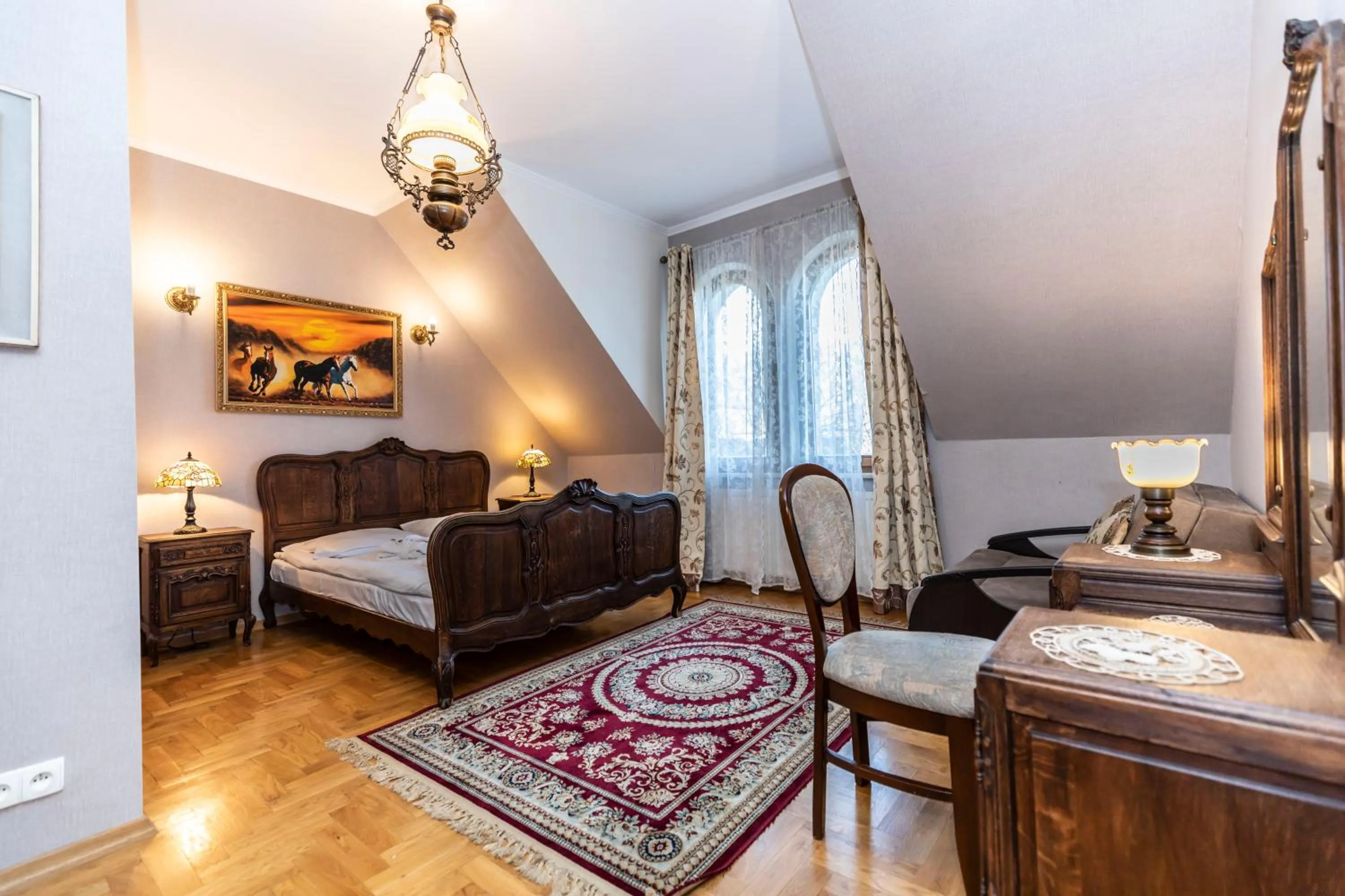 Seating area, Bed in TatryTOP Radowid basen sauna