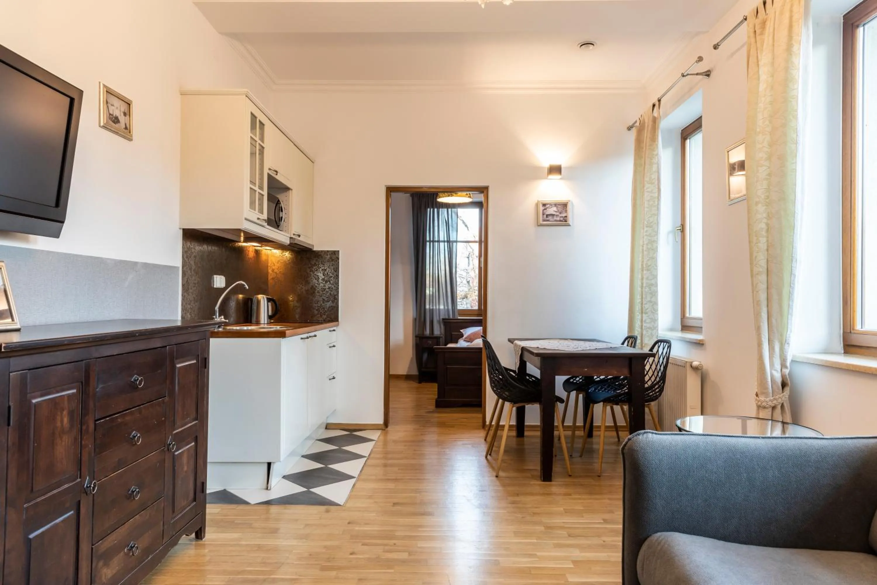 Kitchen or kitchenette in TatryTOP Radowid basen sauna