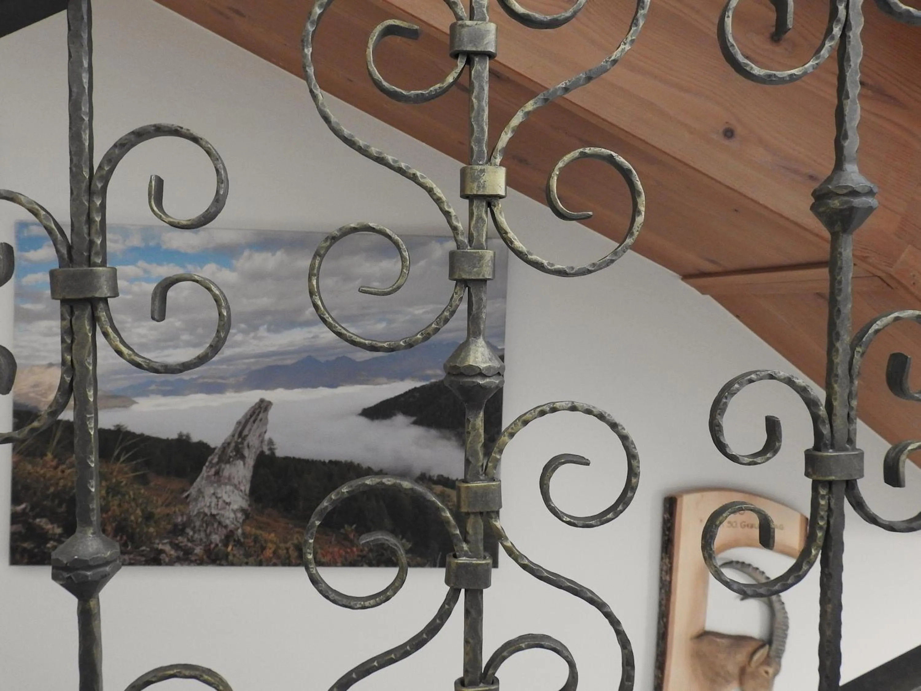 Decorative detail in Hotel Spöl Restaurant