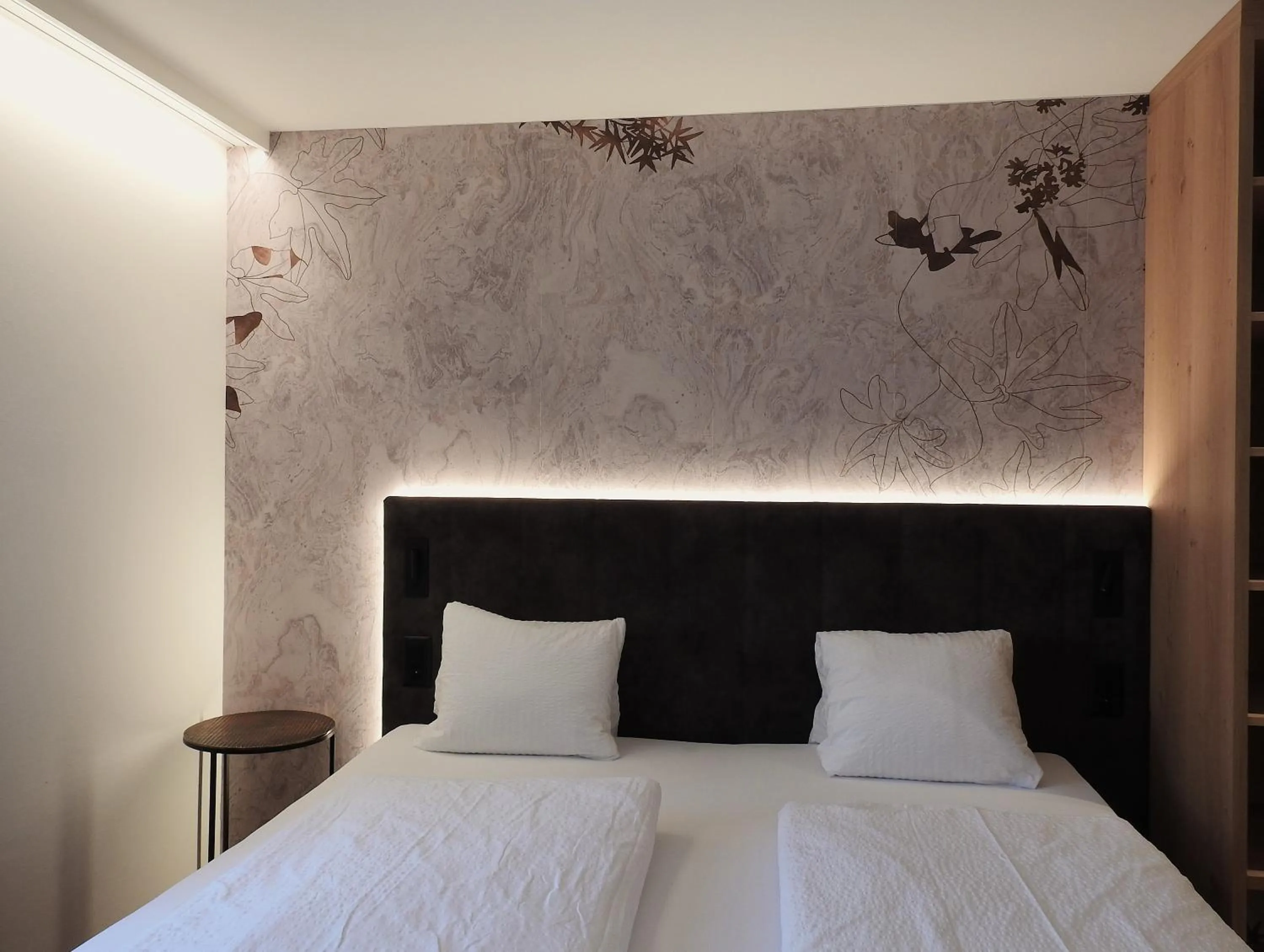 Bed in Hotel Spöl Restaurant