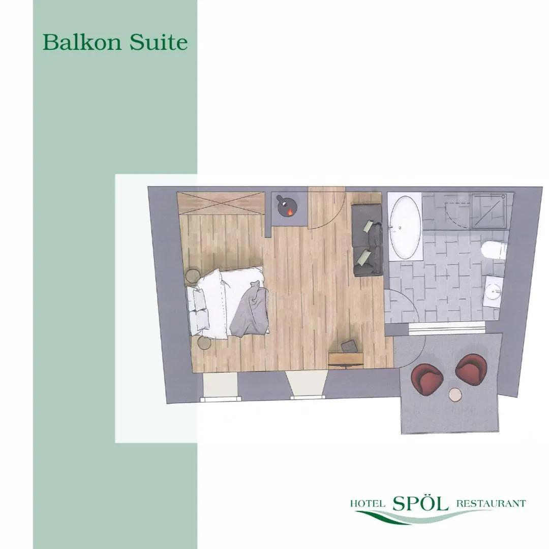 Floor plan in Hotel Spöl Restaurant