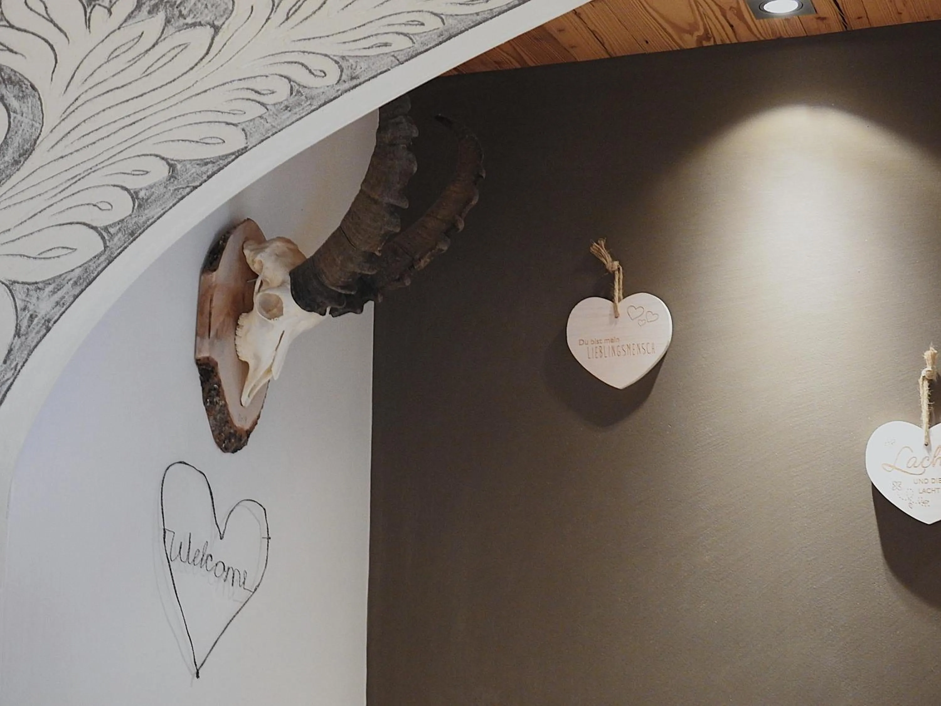 Decorative detail in Hotel Spöl Restaurant