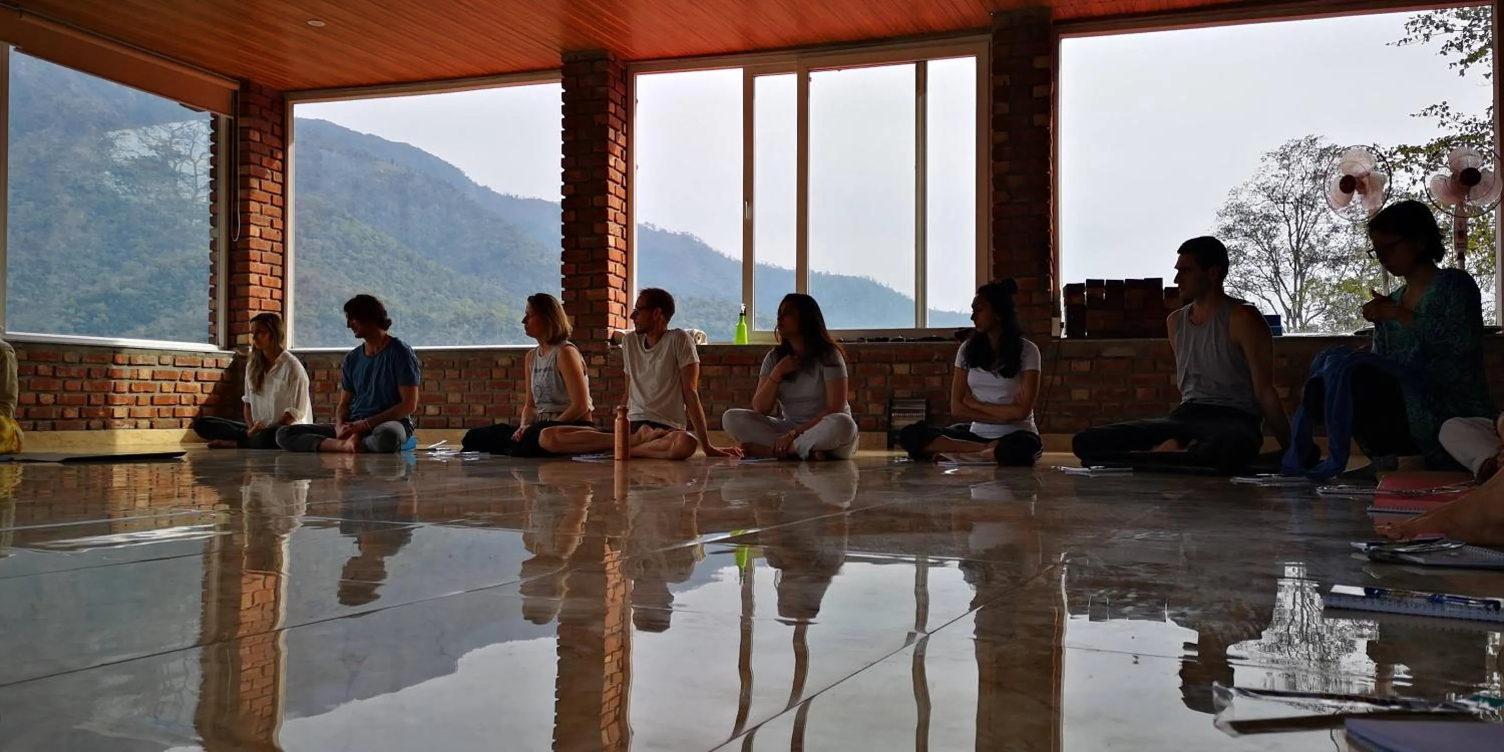 People in Hill Top Swiss Cottage