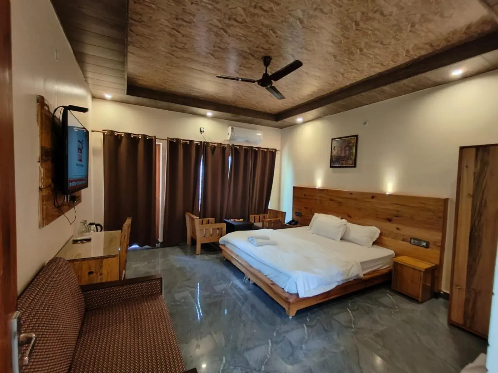 Bedroom, Bed in Hill Top Swiss Cottage Bedroom, Bed in Hill Top Swiss Cottage